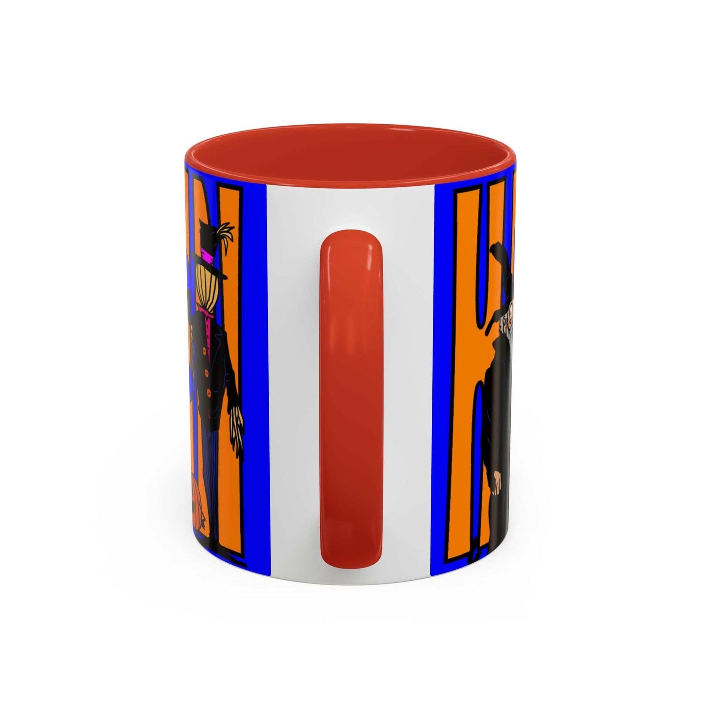 Halloween Coffee Mug with vibrant design, 11oz or 15oz sizes, microwave and dishwasher safe.