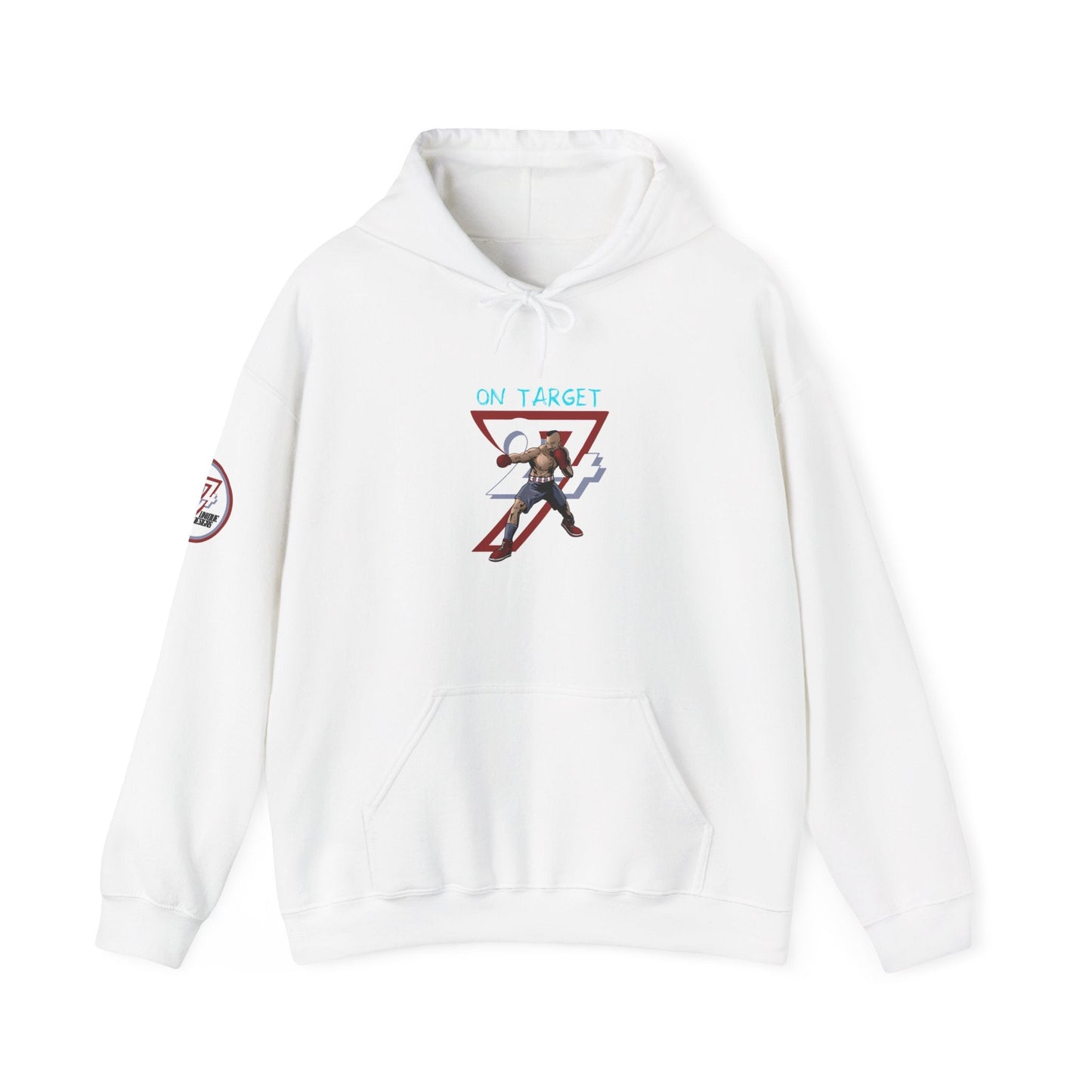 Unique Design boxing sport Hoodie white