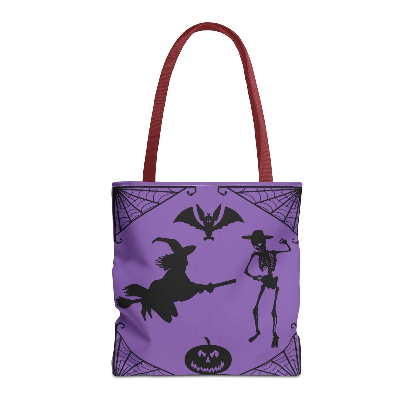 Spooky Halloween Tote Bag medium red front