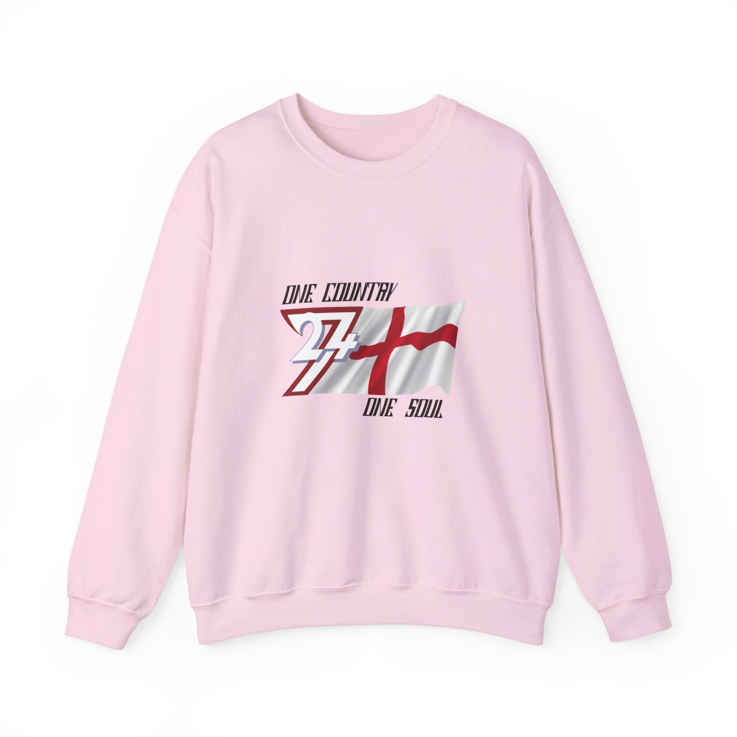 Unique Design England Flag sweatshirt light pink