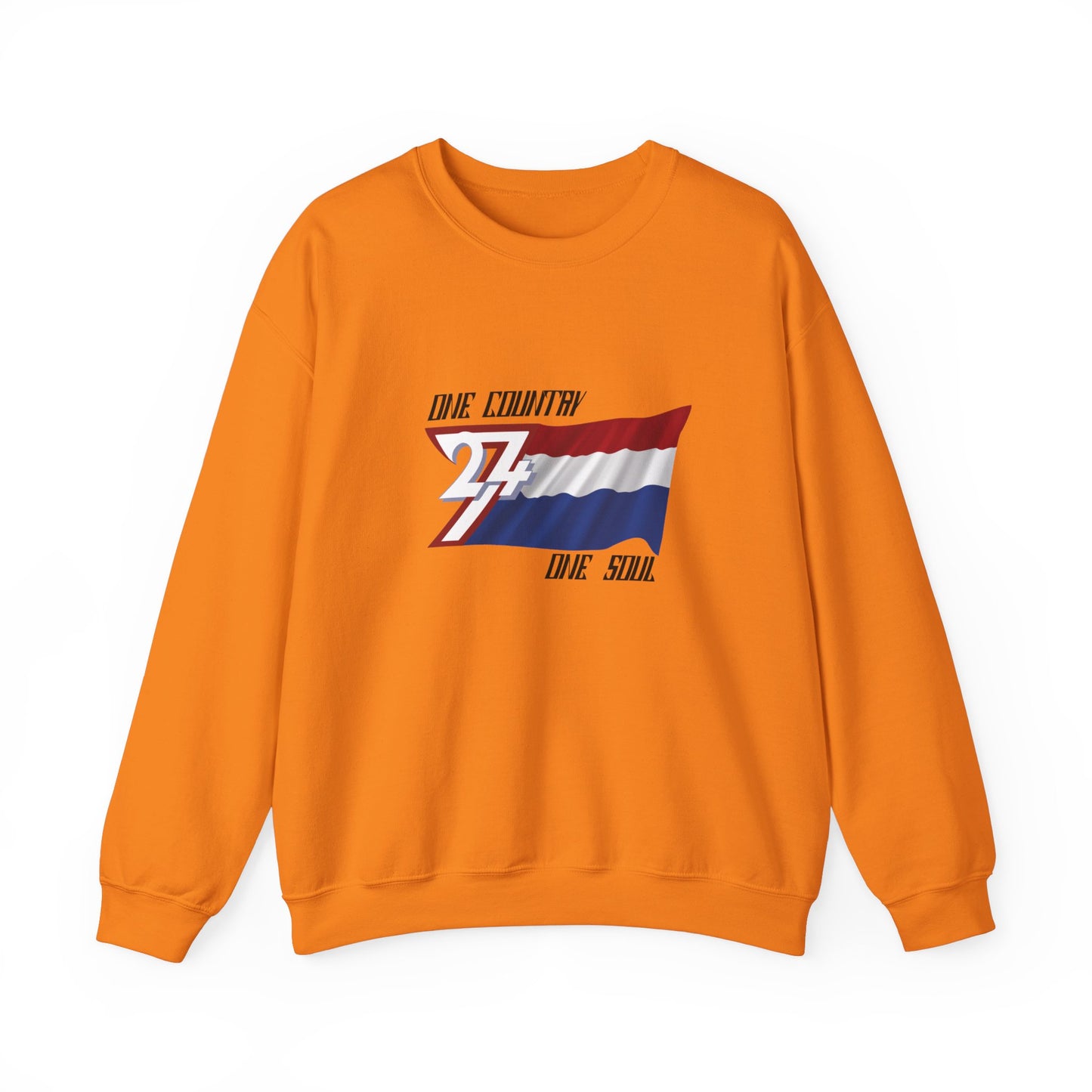 Unique Design Netherlands Flag sweatshirt orange