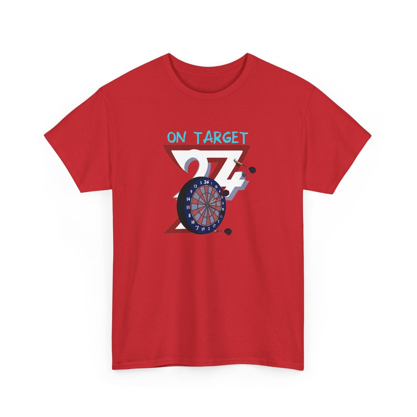 Unique Design Darts Custom T-shirt red