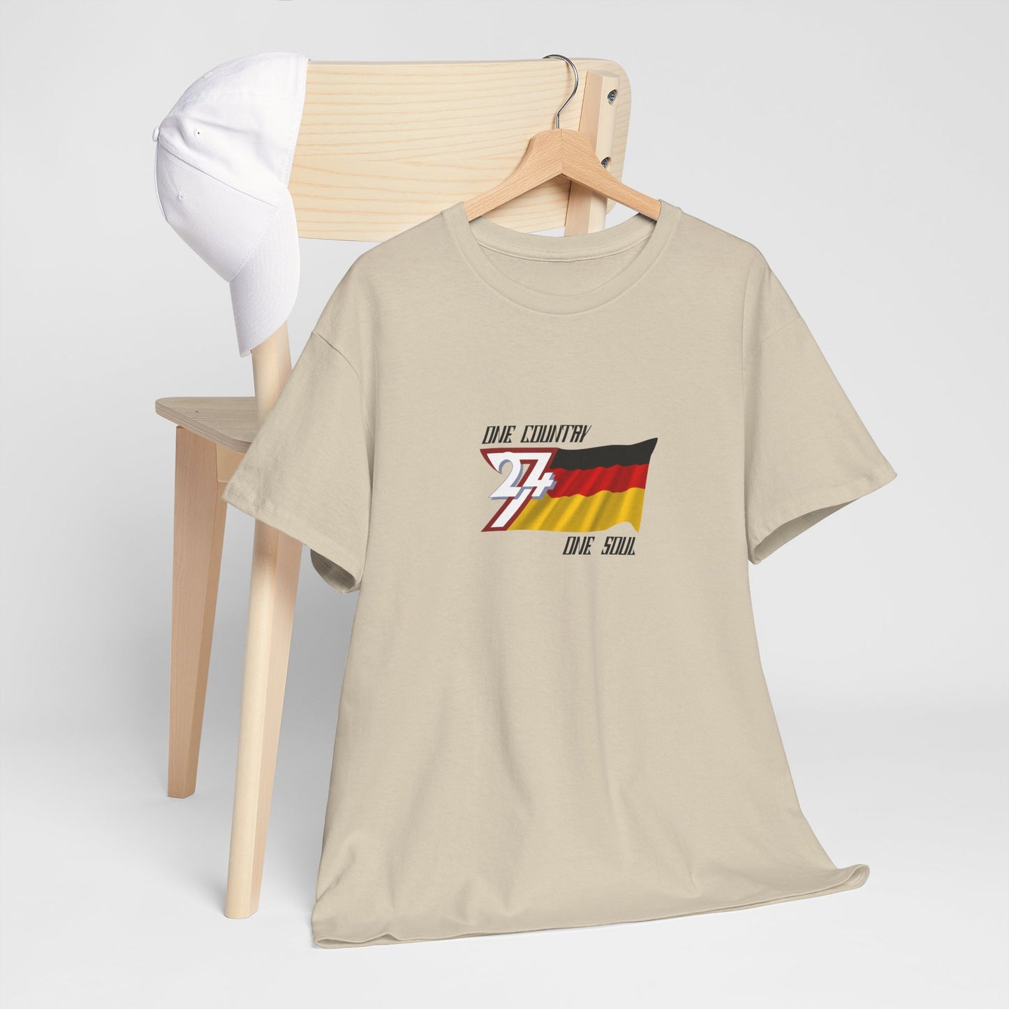 Unique Design Germany Flag Printed custom T-shirt sand