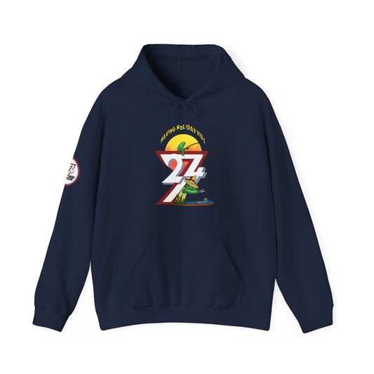 Leonando Fishing Holiday Special Unique Design custom Hoodie navy