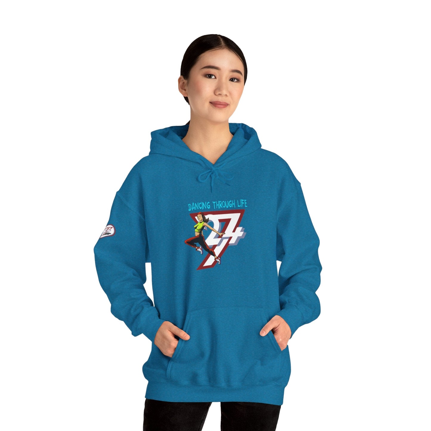 Unique Design Street Dancing Girl Printed Unisex custom Hoodie royal