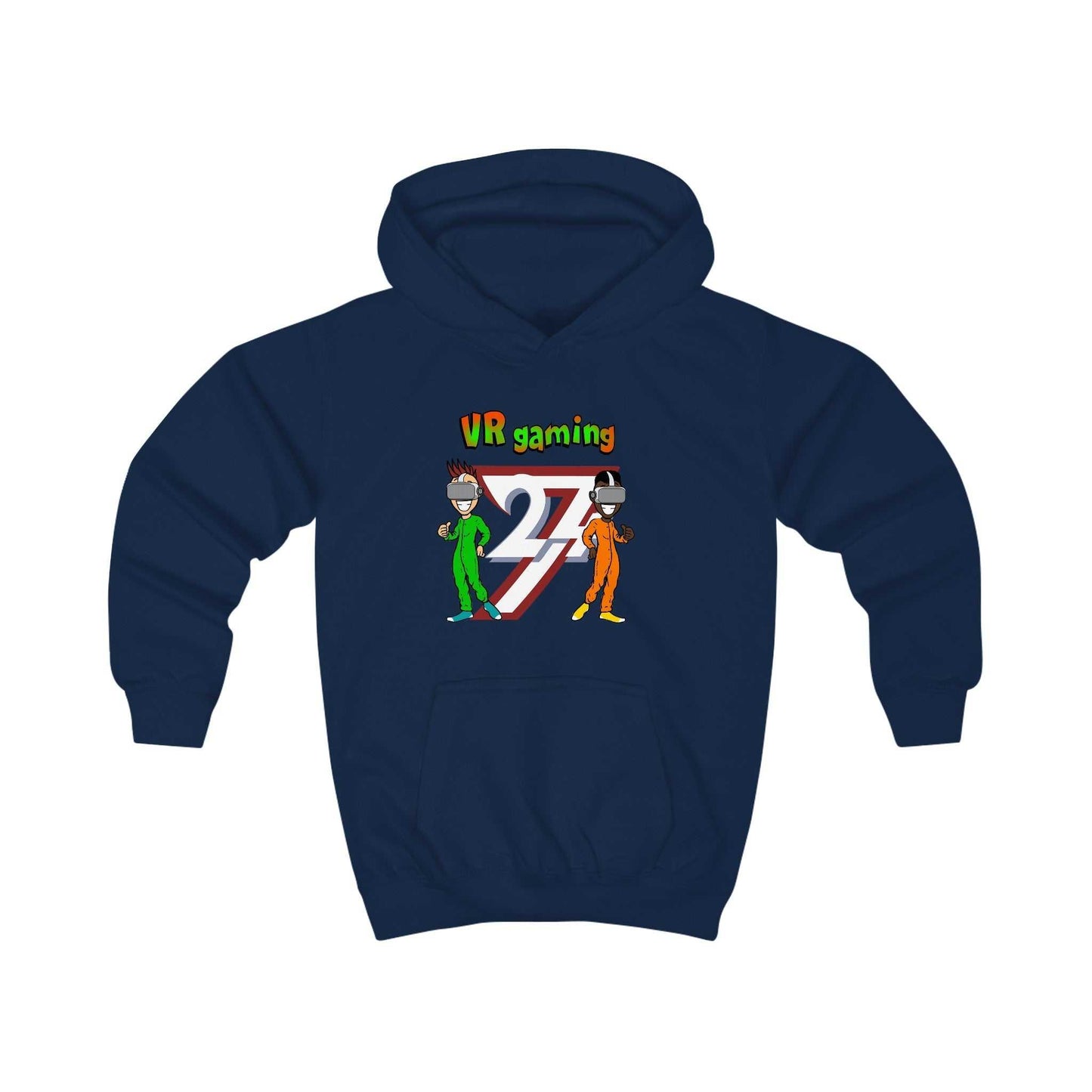 Unique Design Kids Hoodie VR Gaming navy