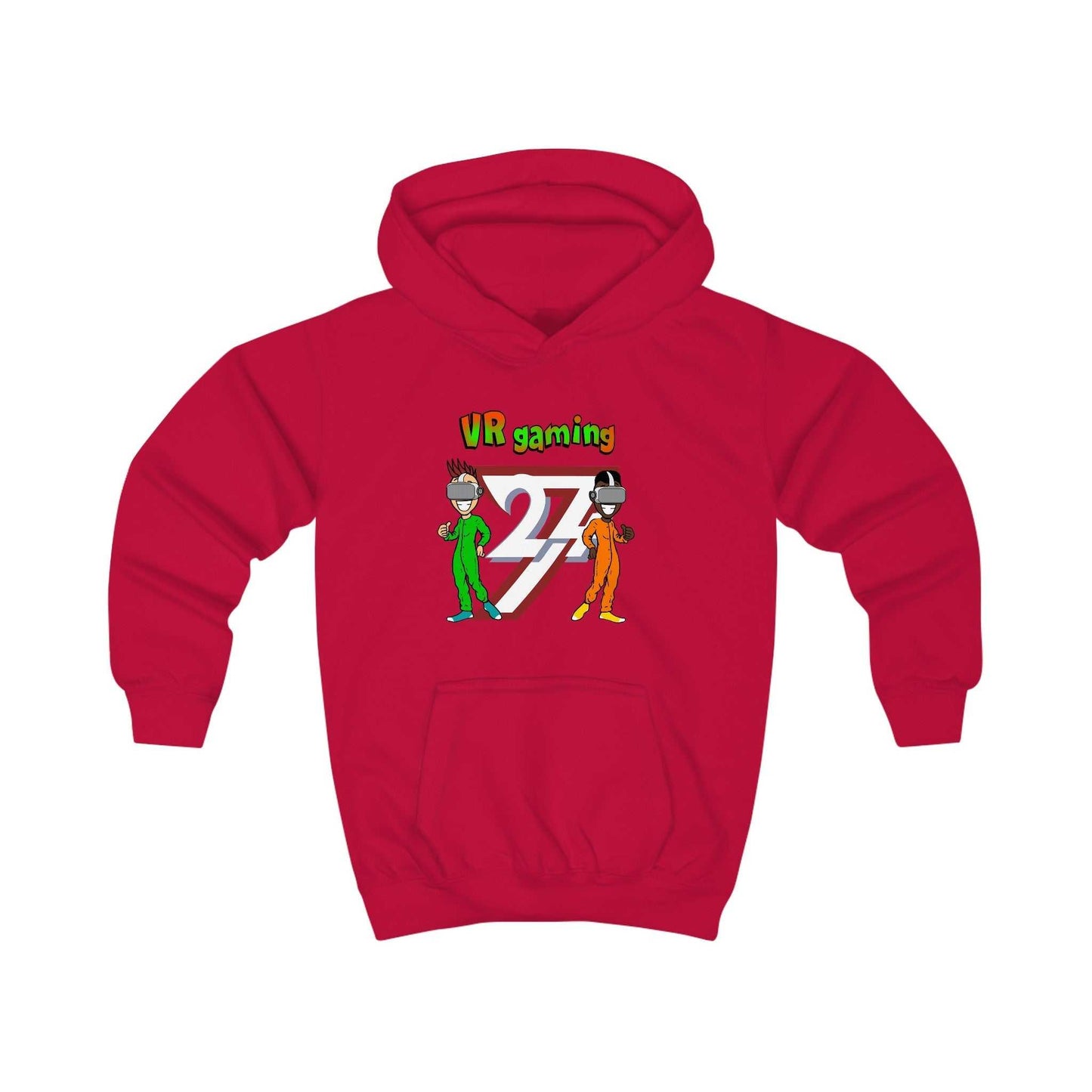 Unique Design Kids Hoodie VR Gaming red