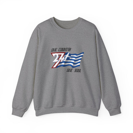 Unique Design Greece Flag sweatshirt sport grey