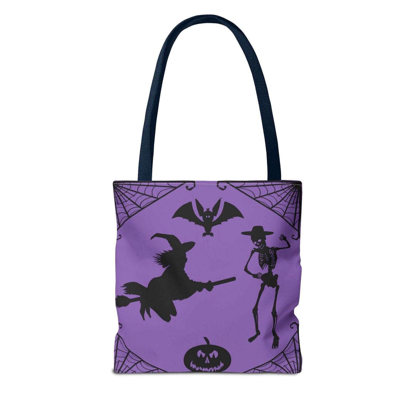 Spooky Halloween Tote Bag small navy back