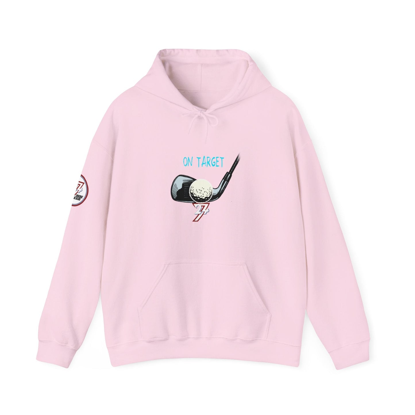 Unique Design Golf Hoodie light pink