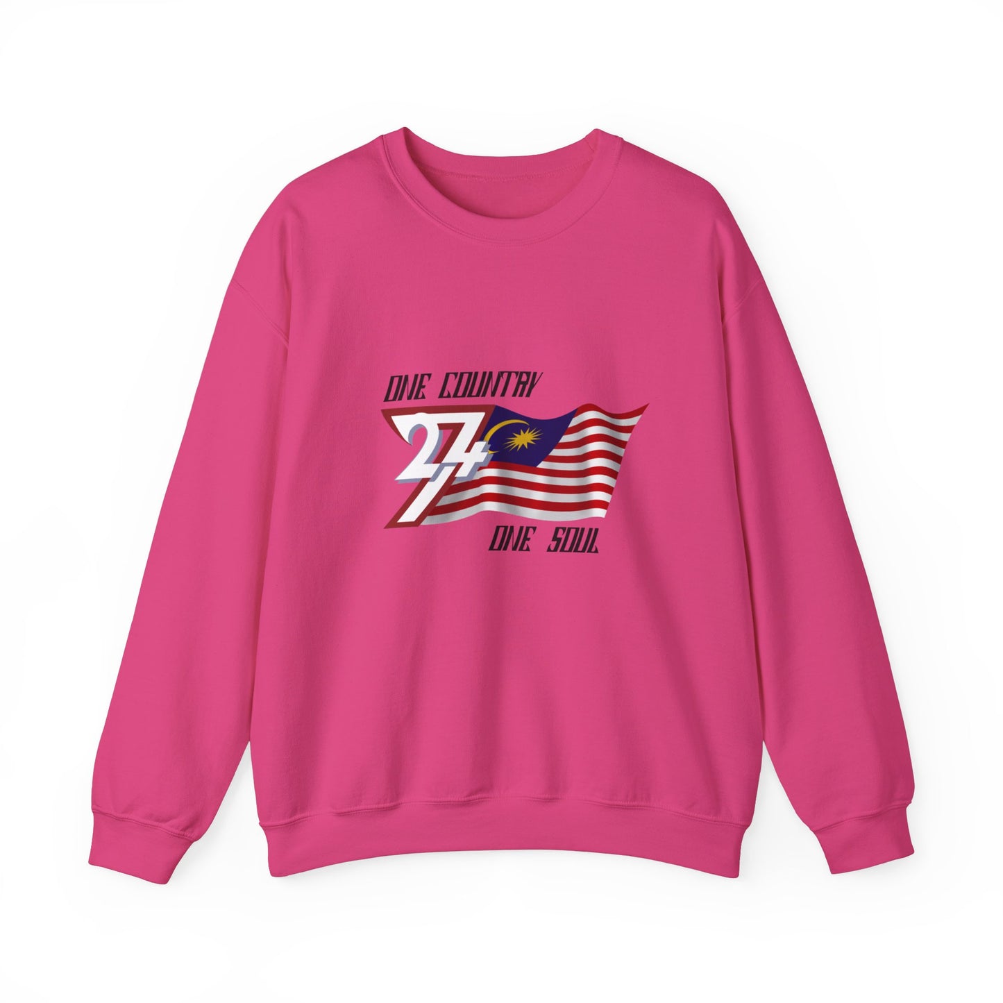 Unique Design Malaysia Flag sweatshirt heliconia