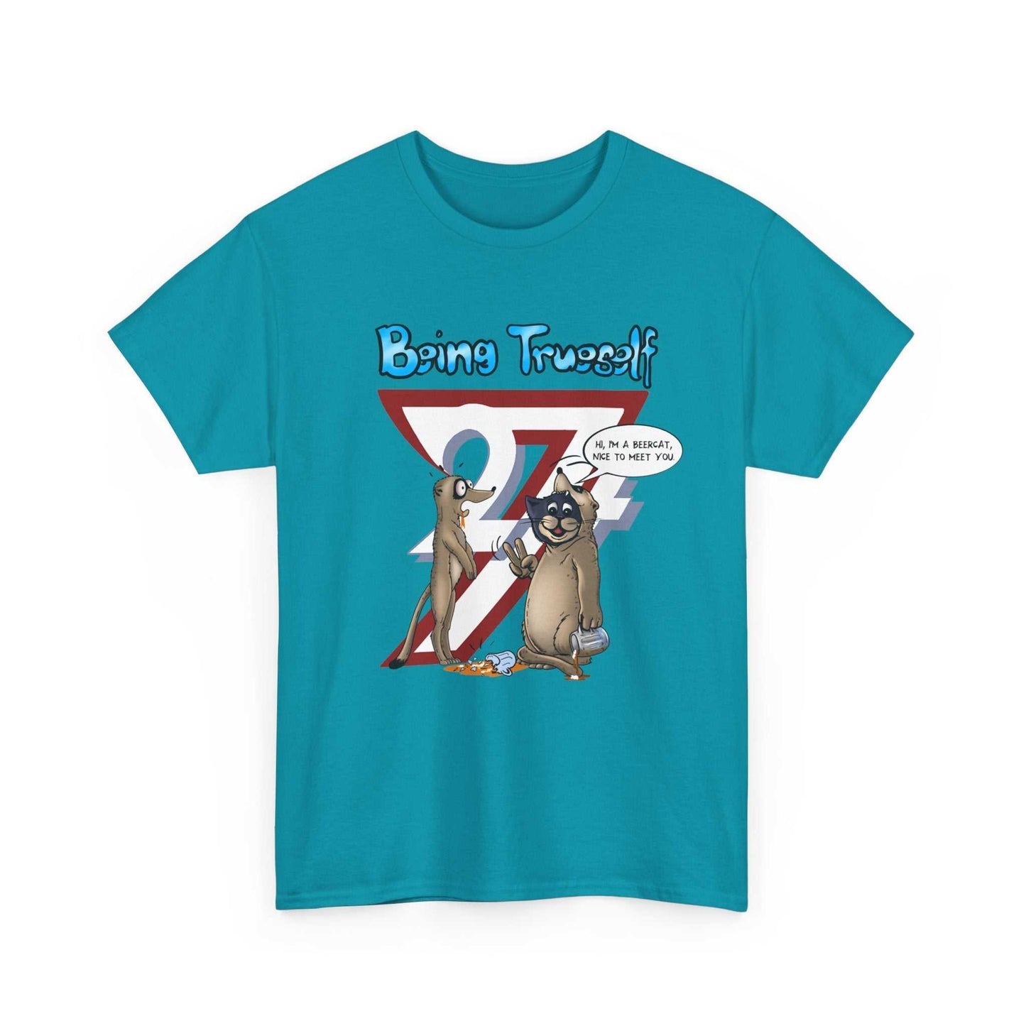 Printed T-shirt: Be True to Yourself Custom T-shirt tropical