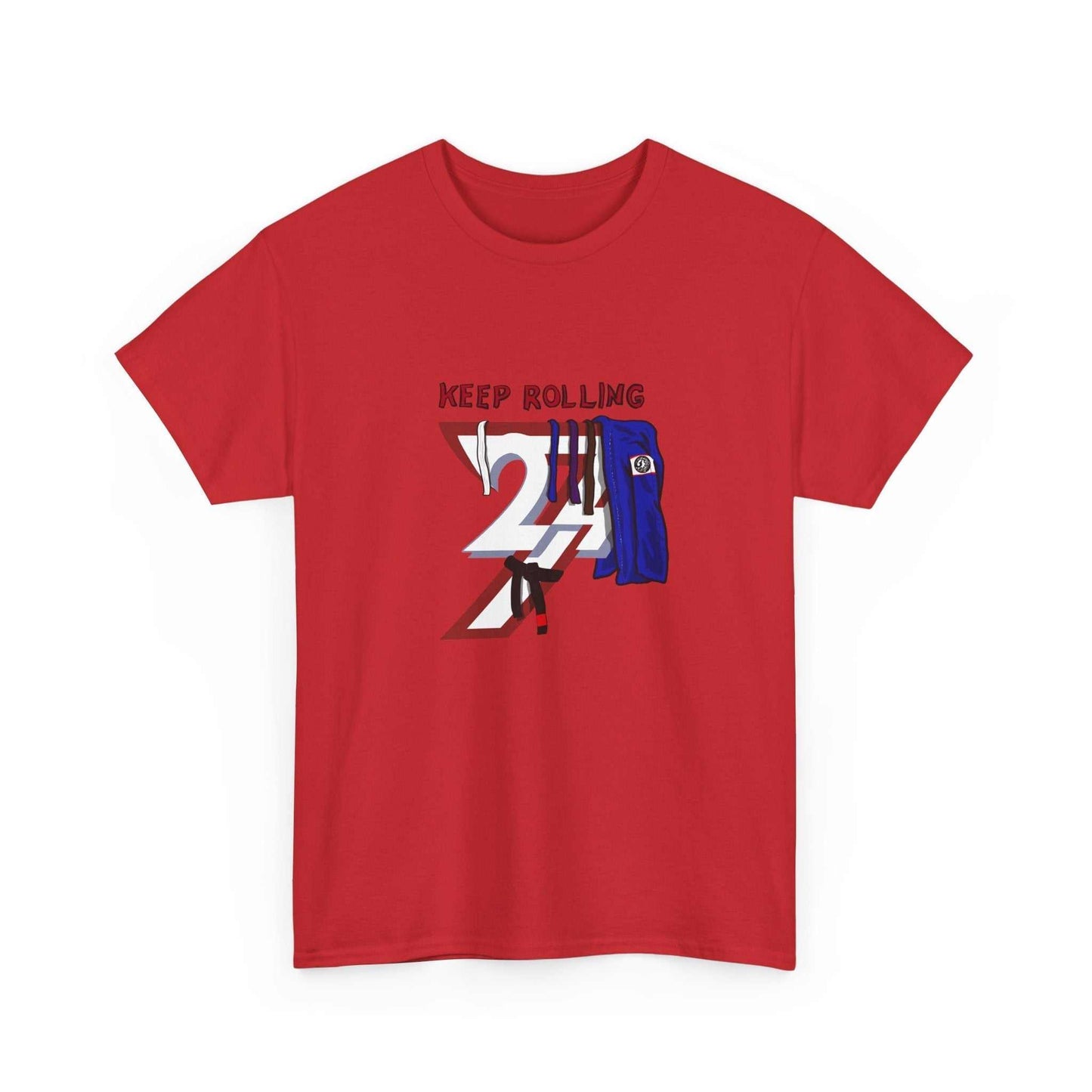 Custom T-shirt: Brazilian Jiu-Jitsu T-shirt red