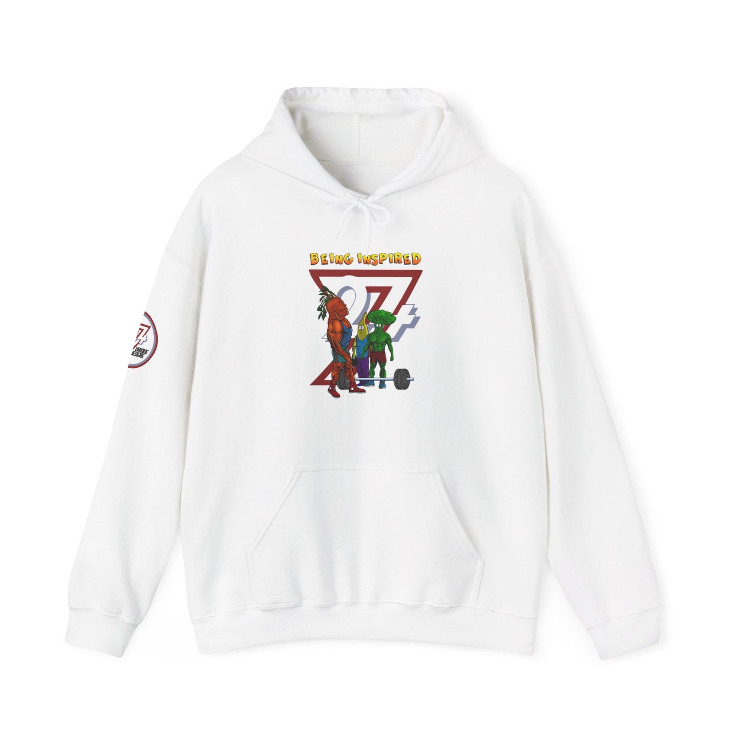 Unique Design Being Inspired Special custom Hoodie white