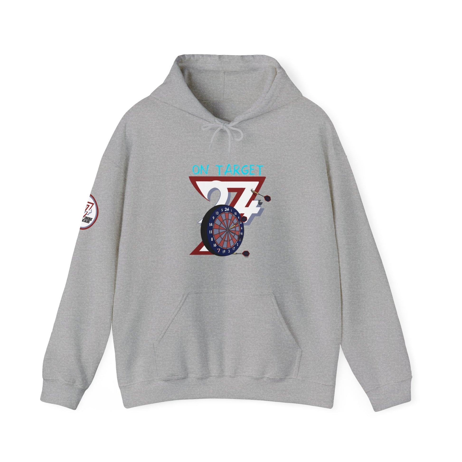 Unique Design Darts Hoodie sports grey