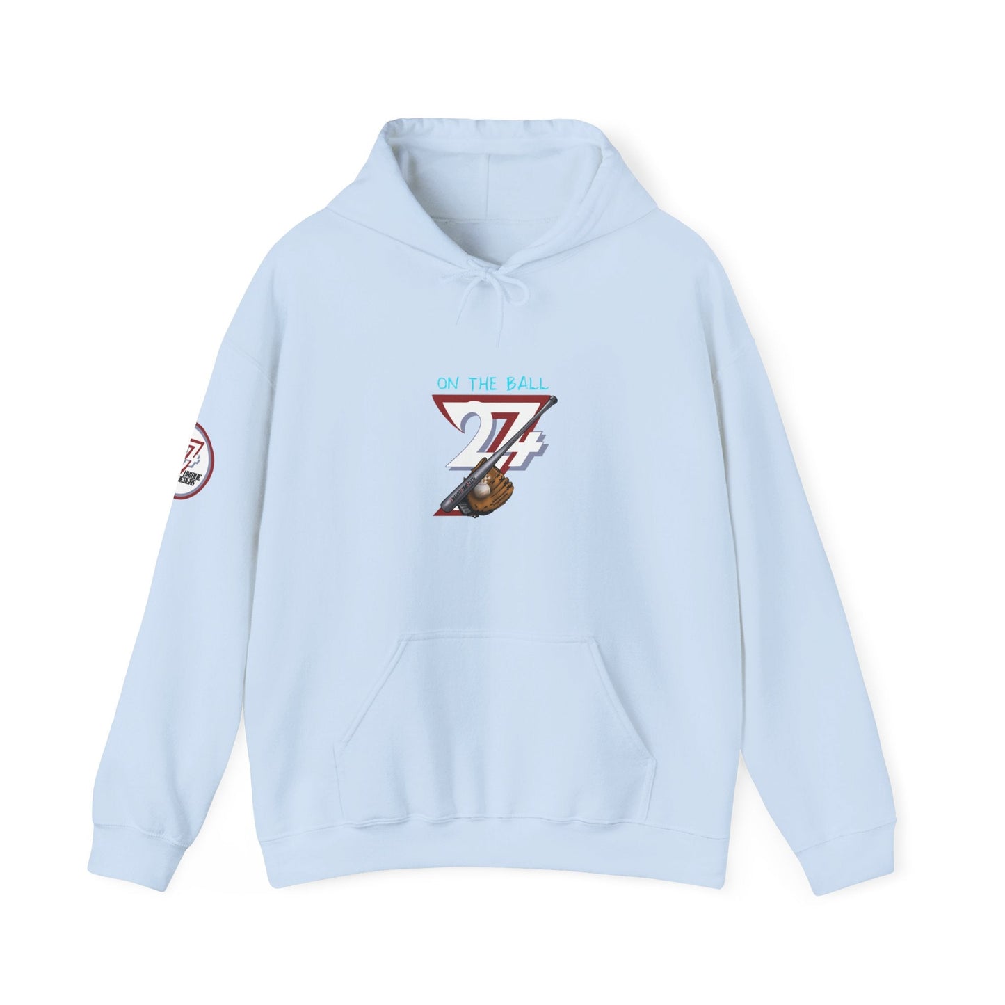 Unique Design Baseball Unique Design custom Hoodie light blue