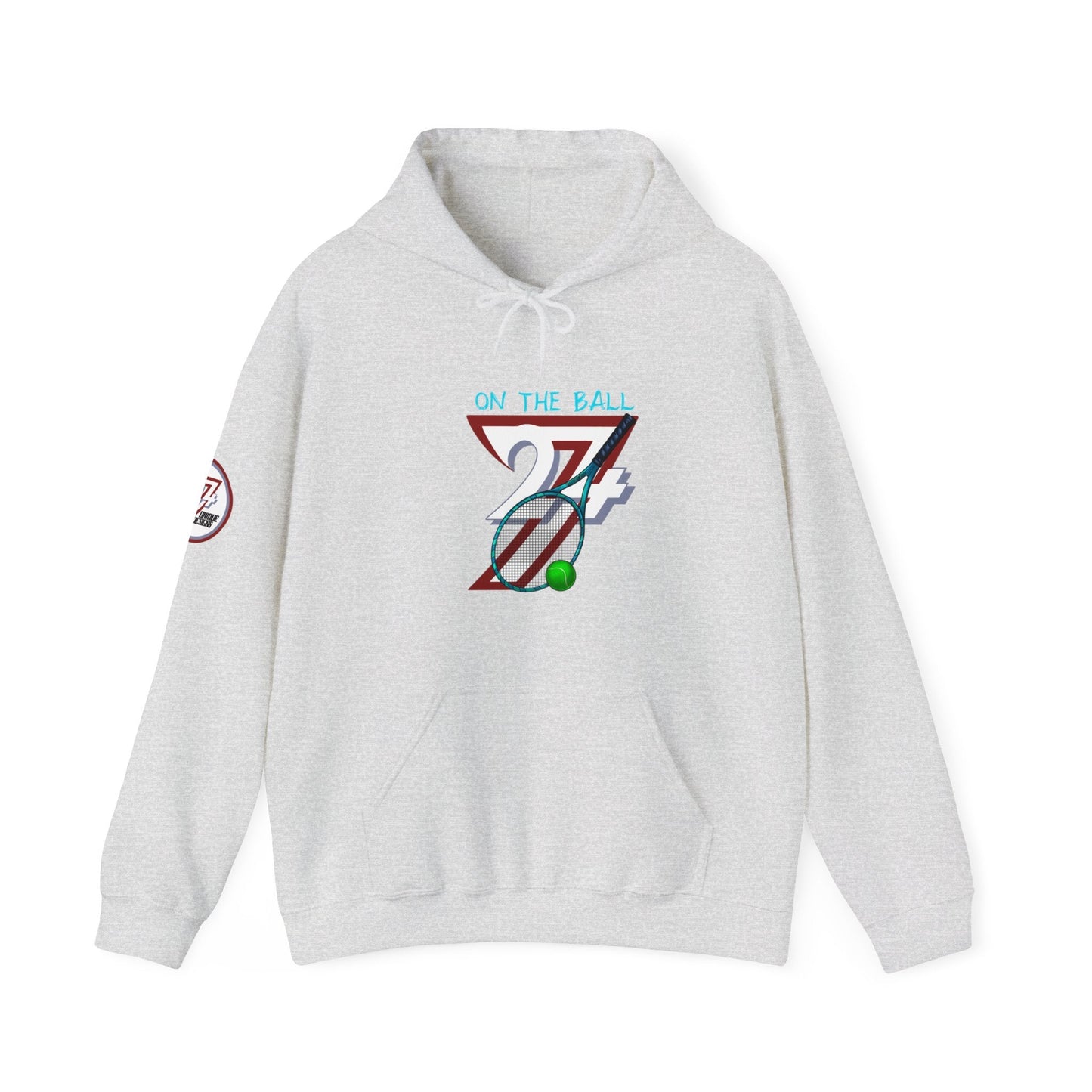 Unique Design Tennis Hoodie ash