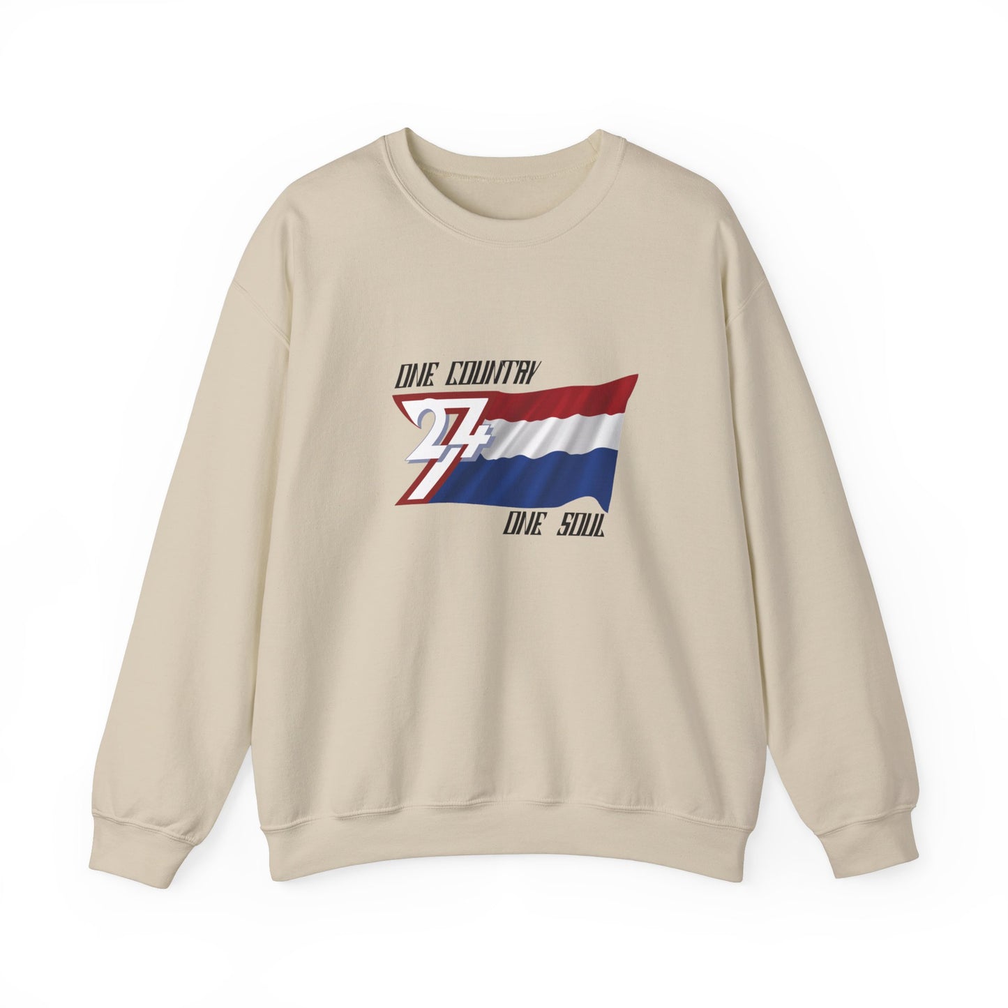 Unique Design Netherlands Flag sweatshirt sand