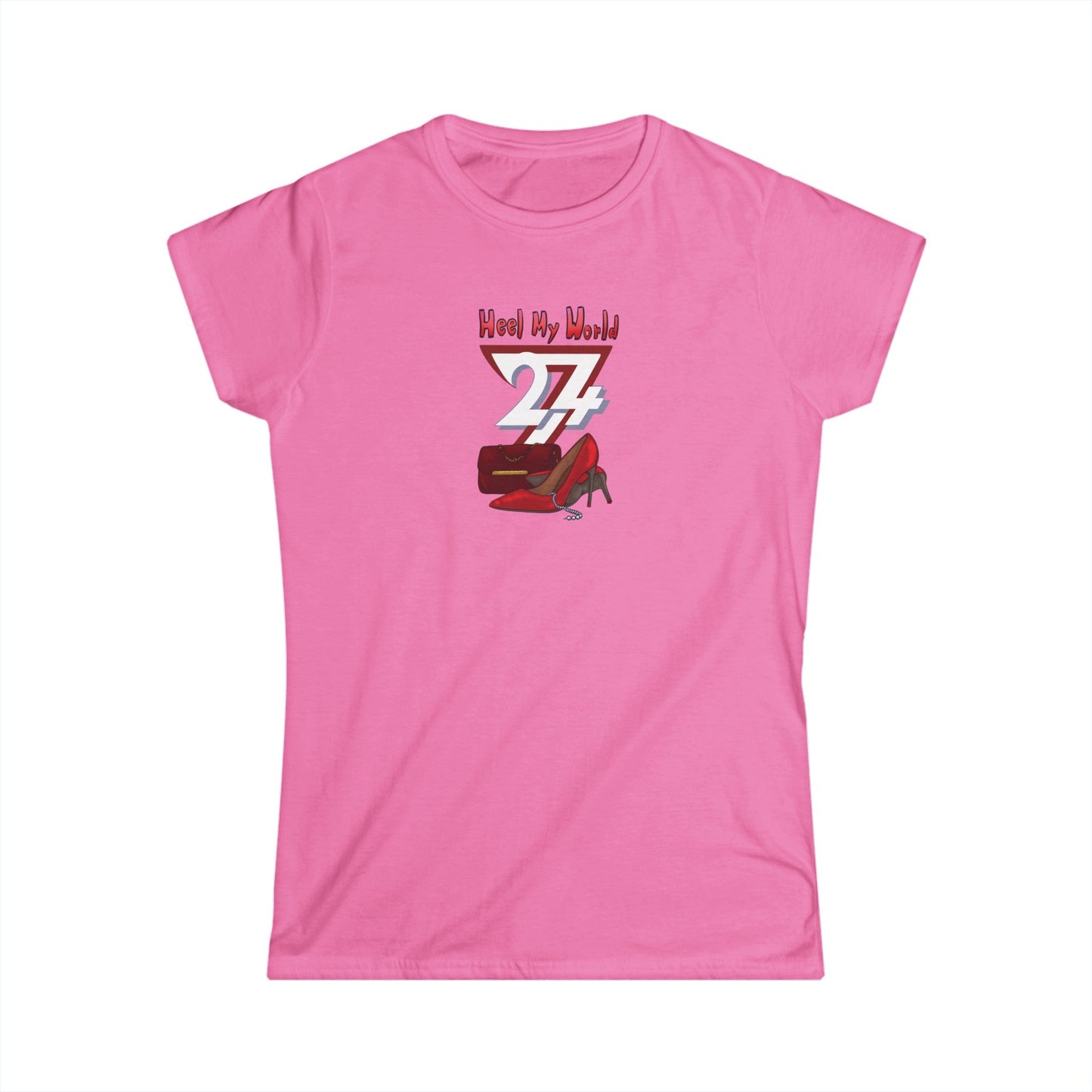 Unique Design "Heel My World" Women Tee azalea