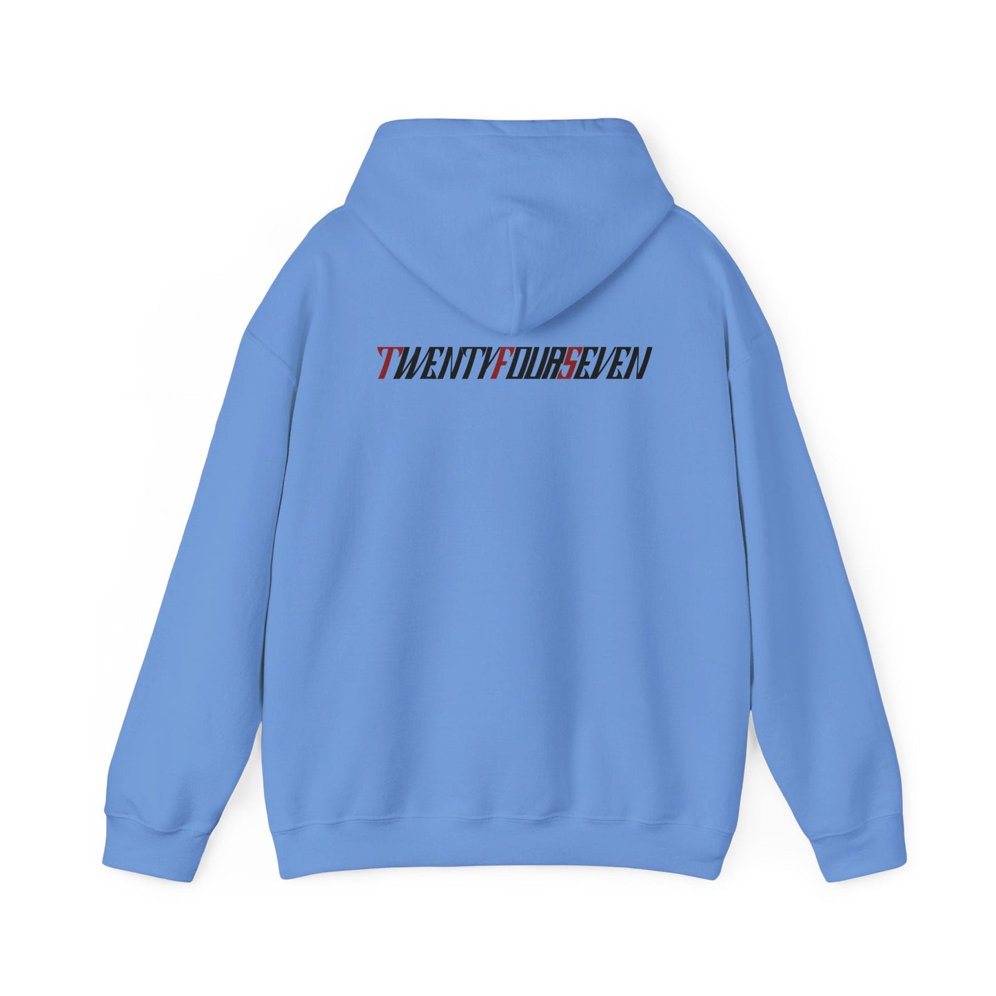 Unique Design TwentyFourSeven Printed Hoodie carolina blue