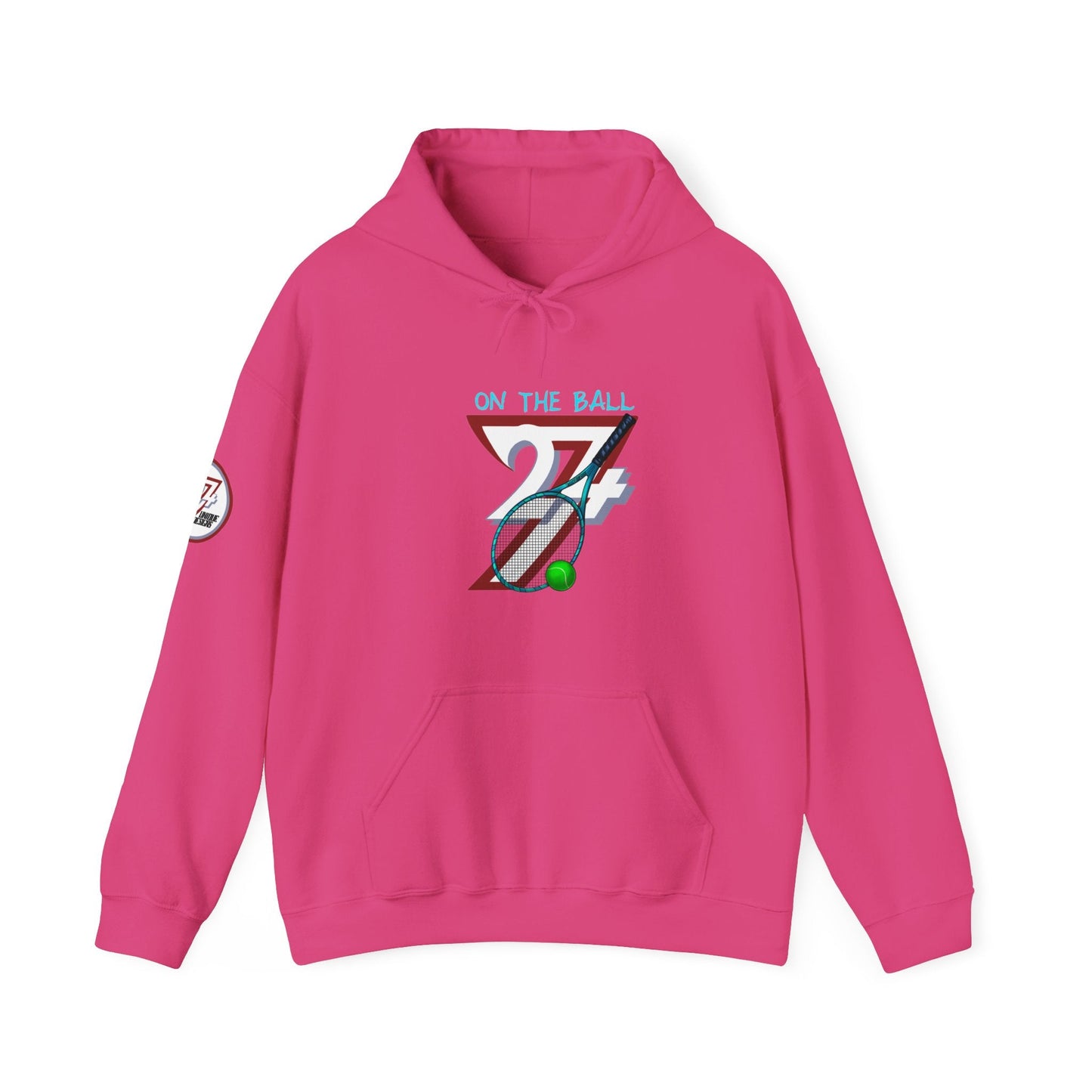 Unique Design Tennis Hoodie heliconia