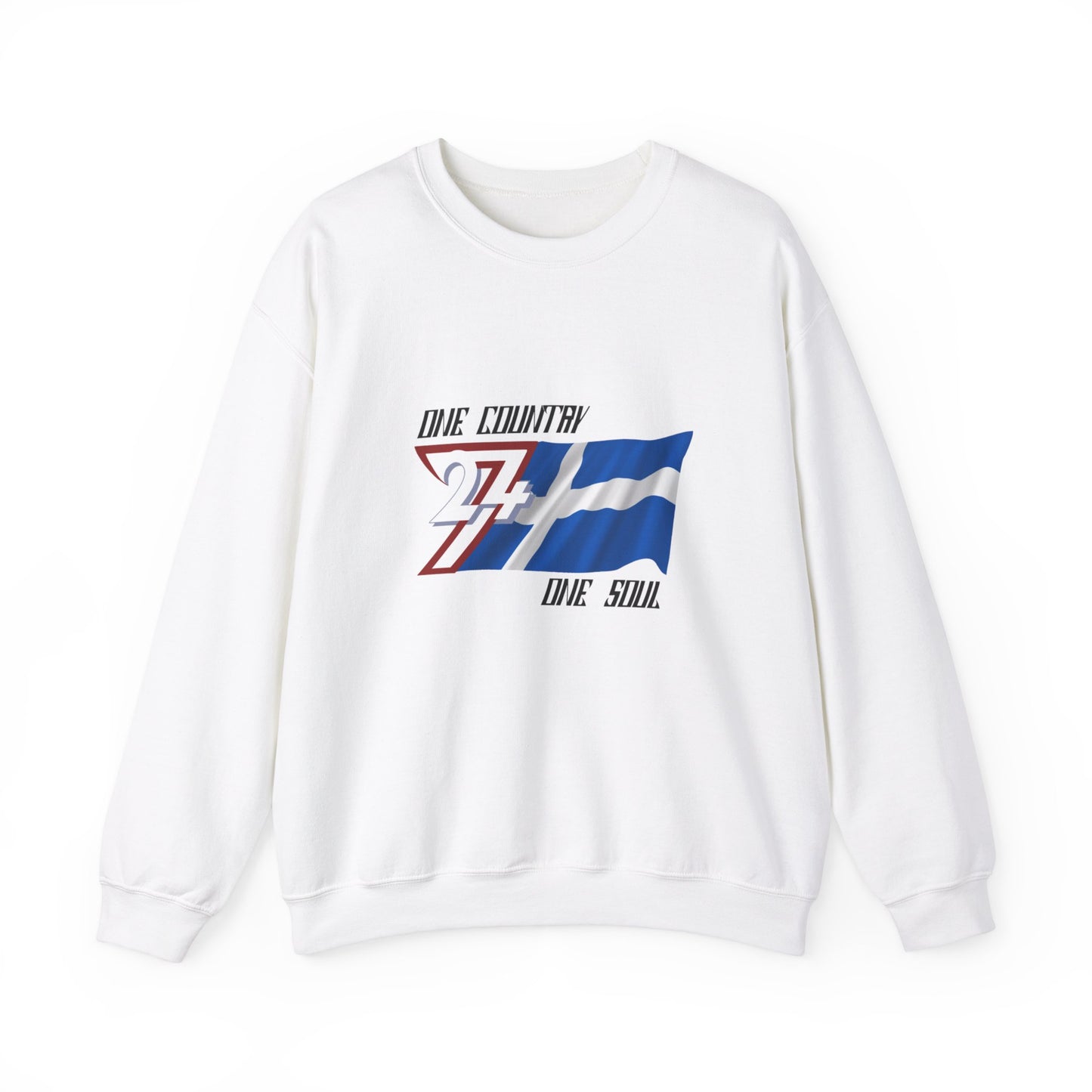 Unique Design Finland Flag sweatshirt white