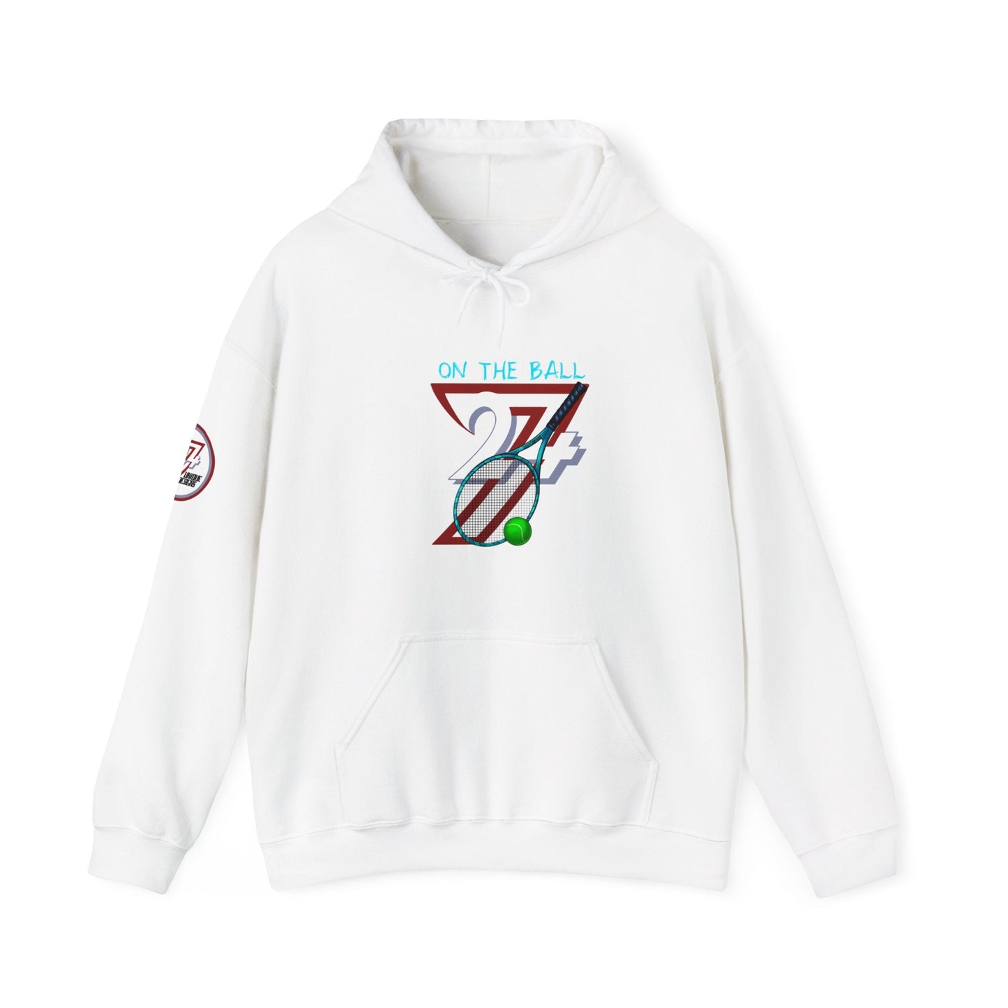 Unique Design Tennis Hoodie white