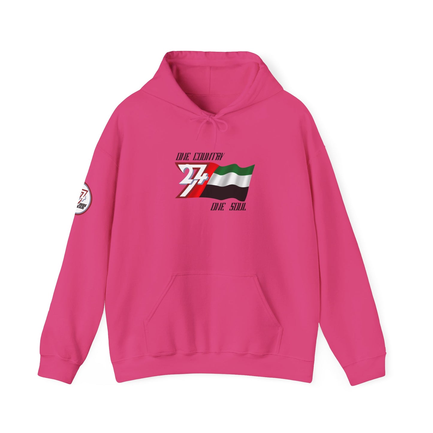 Unique Design United Arab Emirates Flag custom hoodie heliconia