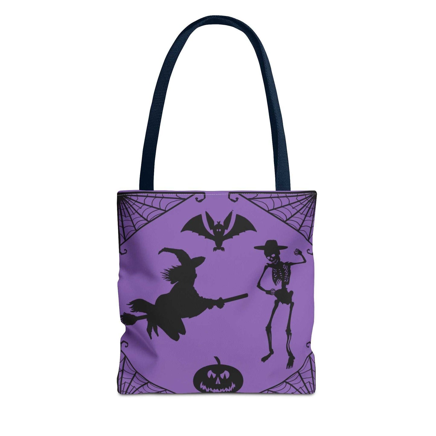 Spooky Halloween Tote Bag small navy front