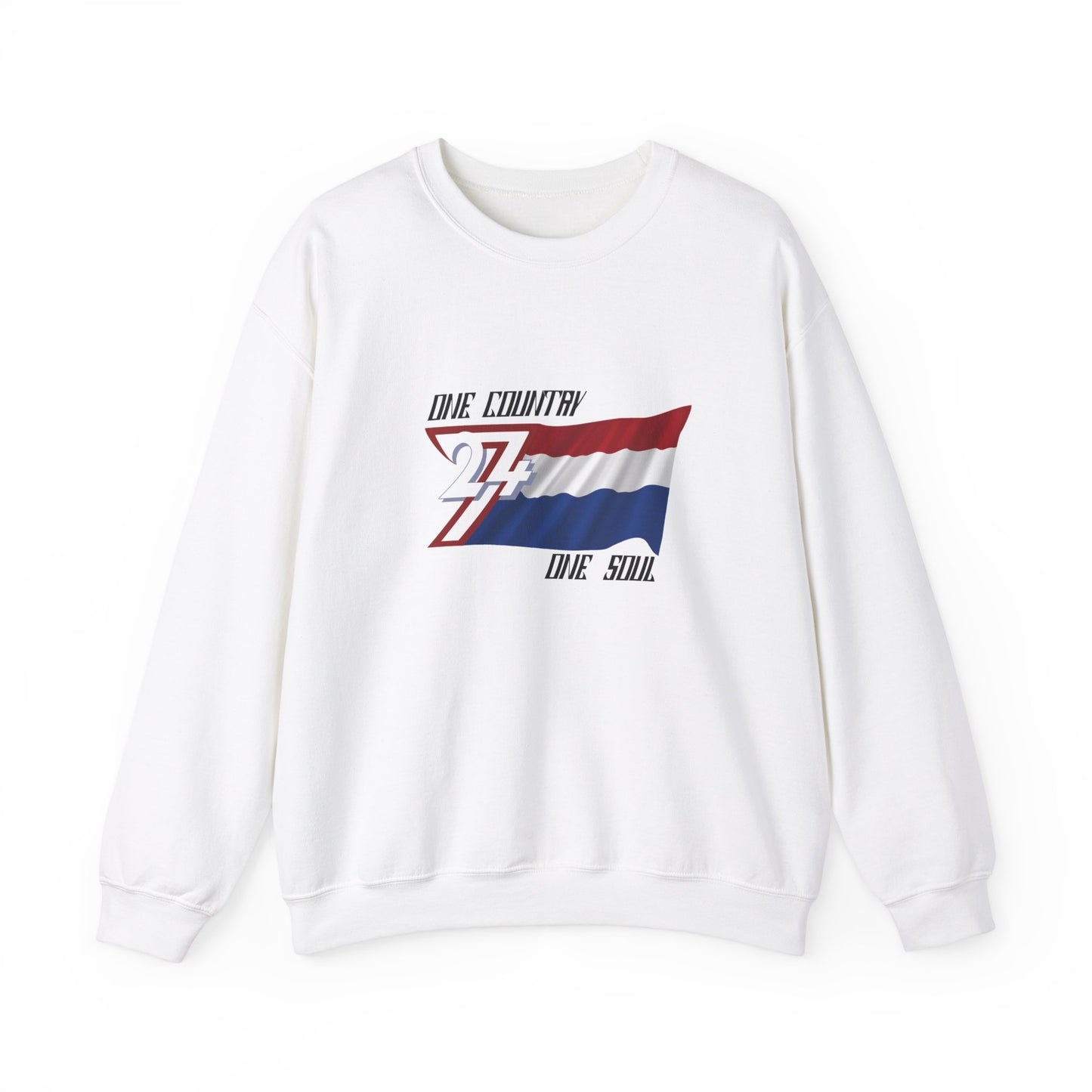 Unique Design Netherlands Flag sweatshirt white