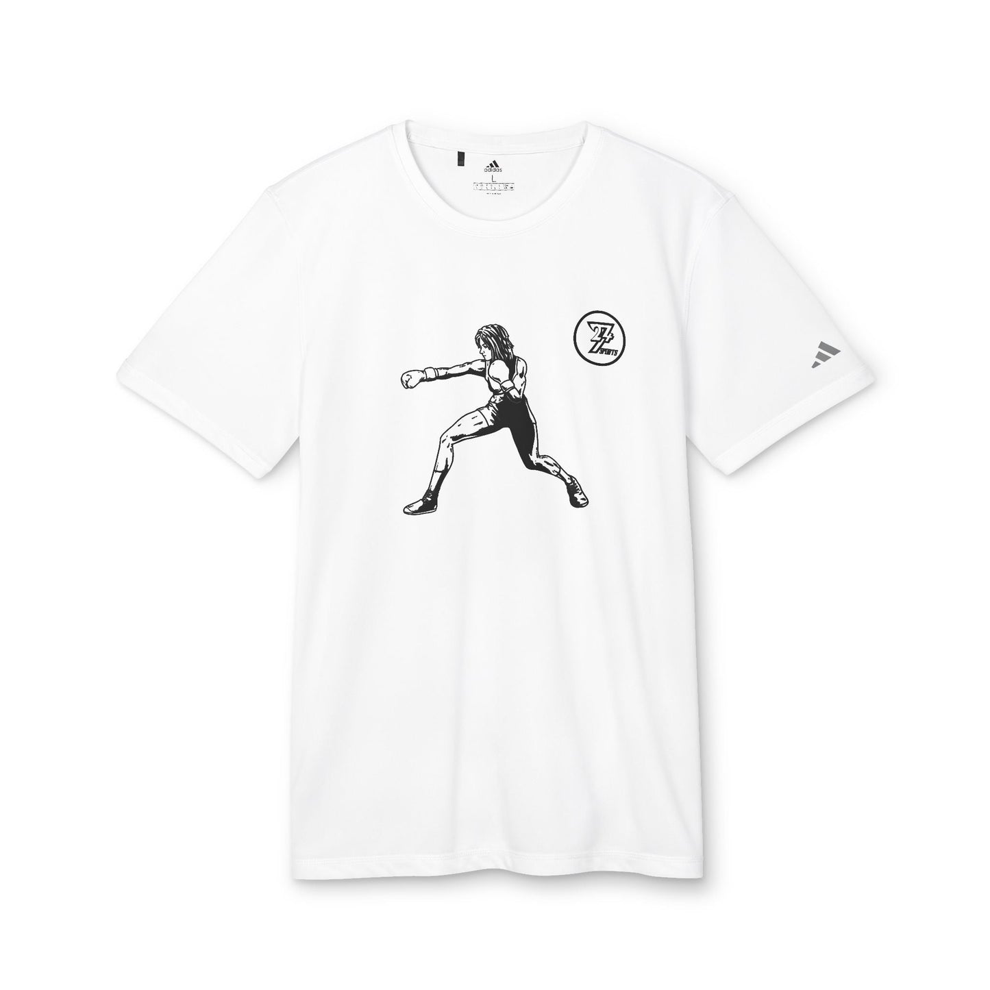 adidas T-shirt: Boxer Girl Printed Sport T-shirt white