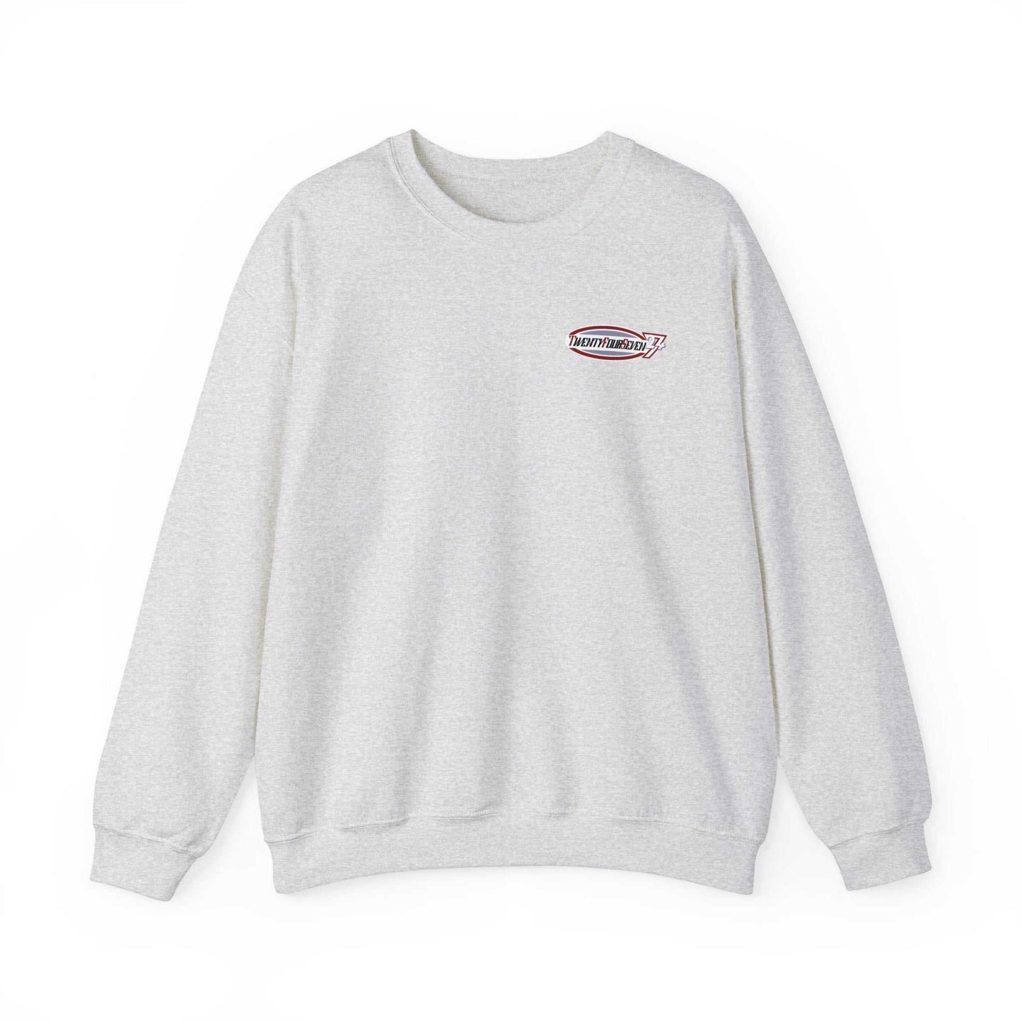 Unique Design TwentyFourSeven LOGO Heavy Blend™ Crewneck Sweatshirt ash