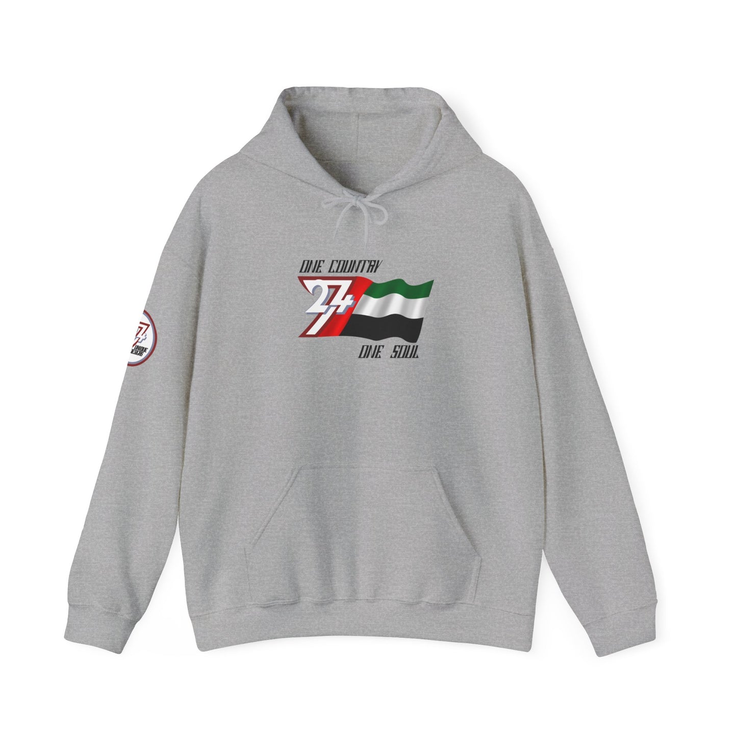 Unique Design United Arab Emirates Flag custom hoodie sport grey