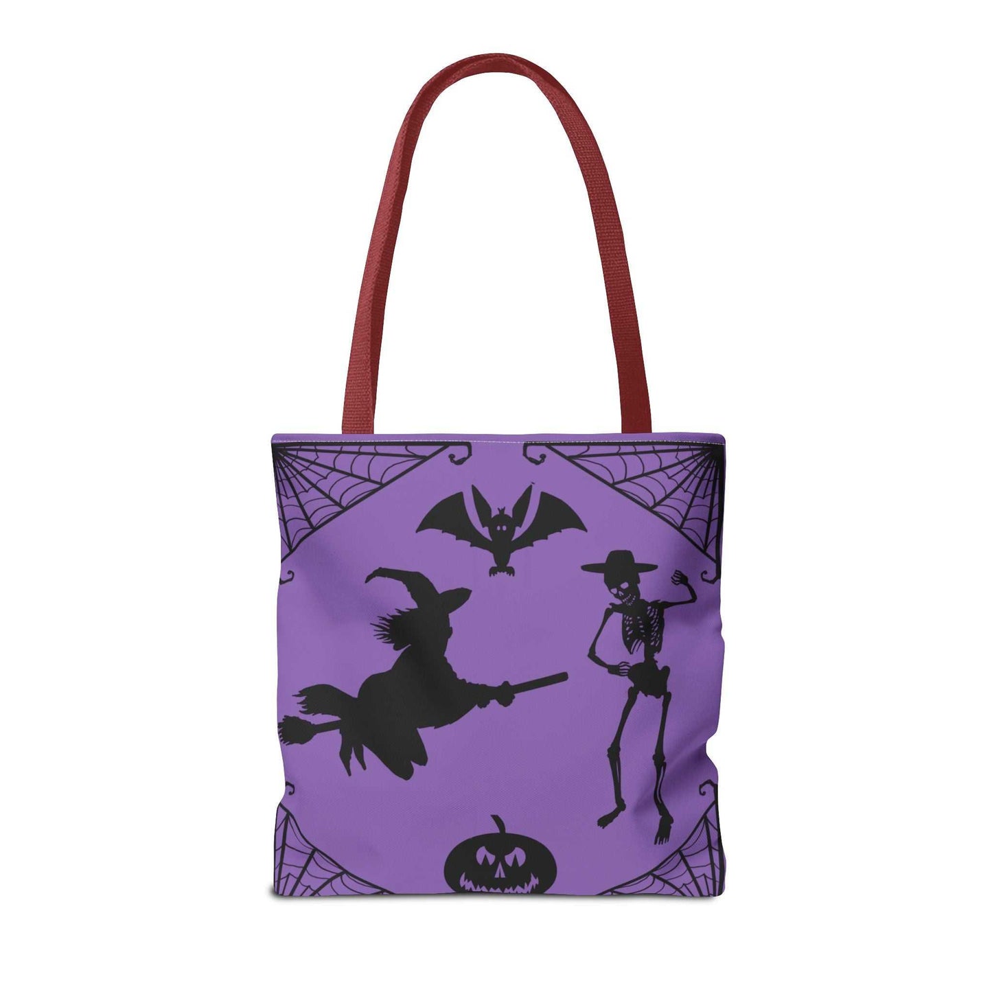 Spooky Halloween Tote Bag medium red back