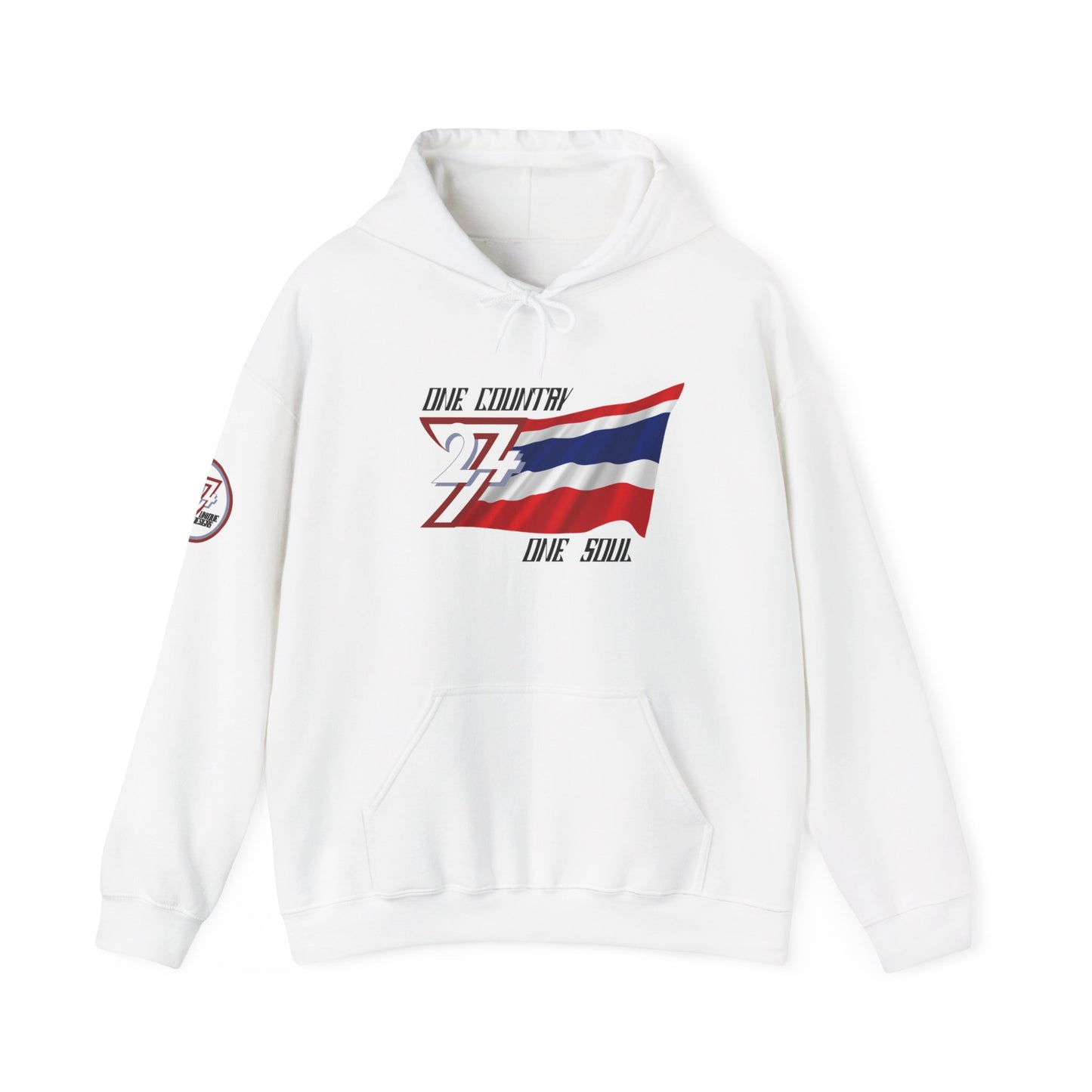 Unique Design Thailand Flag custom hoodie white