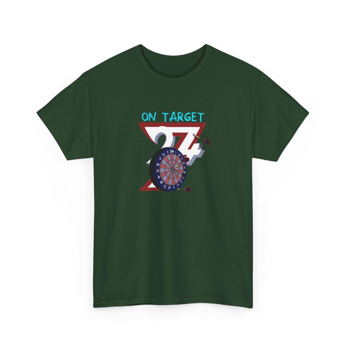 Unique Design Darts Custom T-shirt forest green