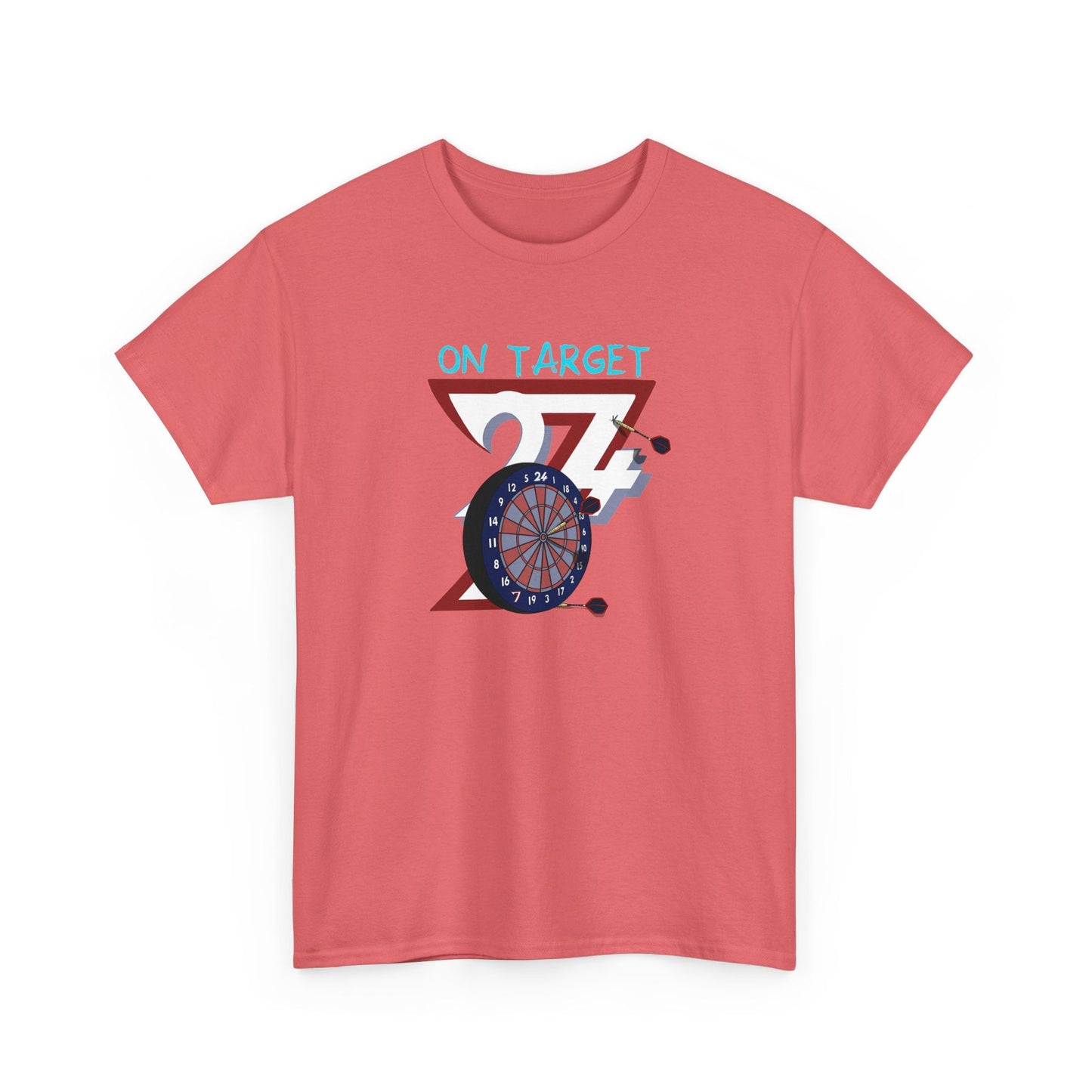 Unique Design Darts Custom T-shirt coral silk