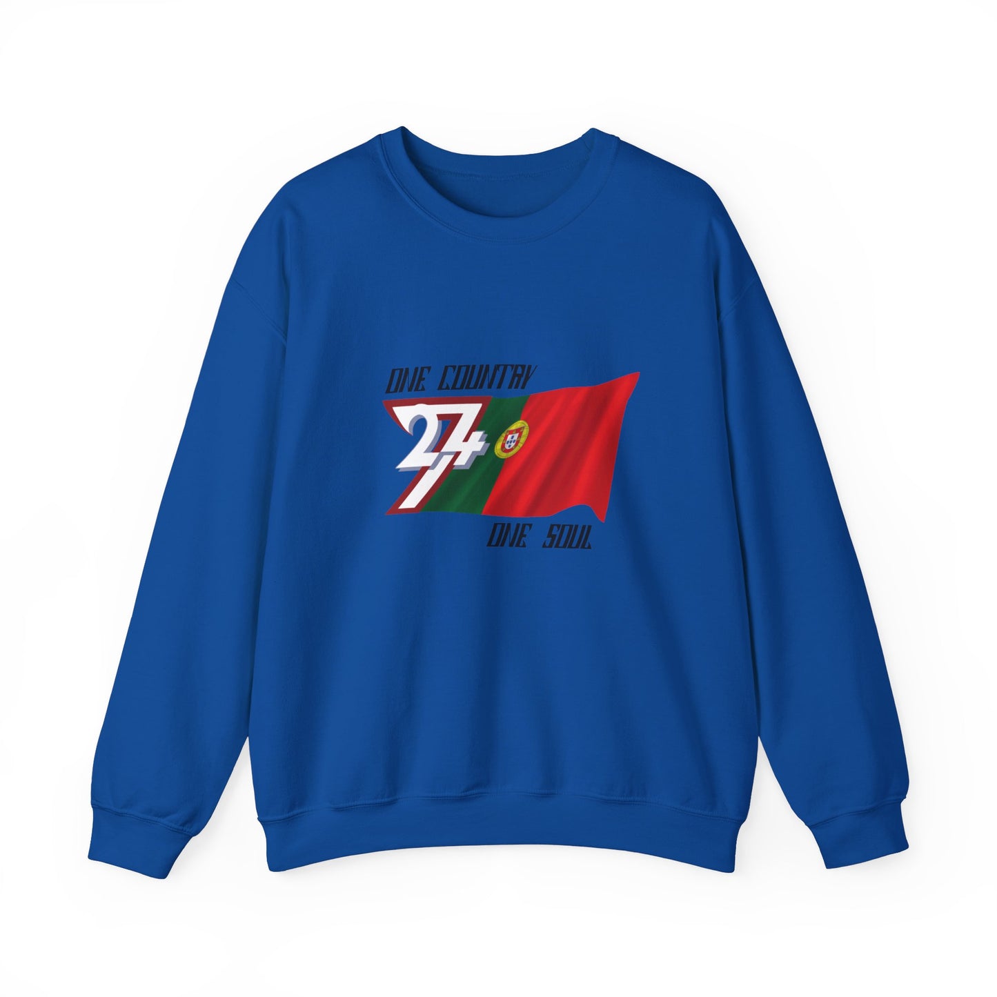 Unique Design 24/7 Portugal Flag Sweatshirt royal