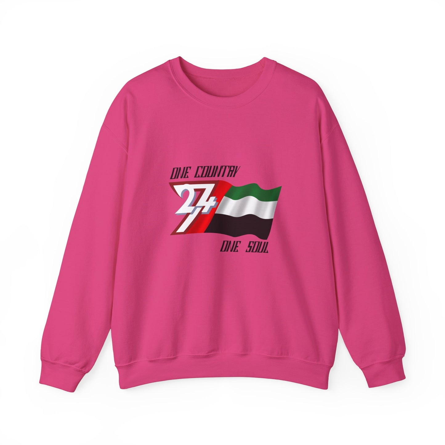 Unique Design Arab Emirates flag sweatshirt heliconia