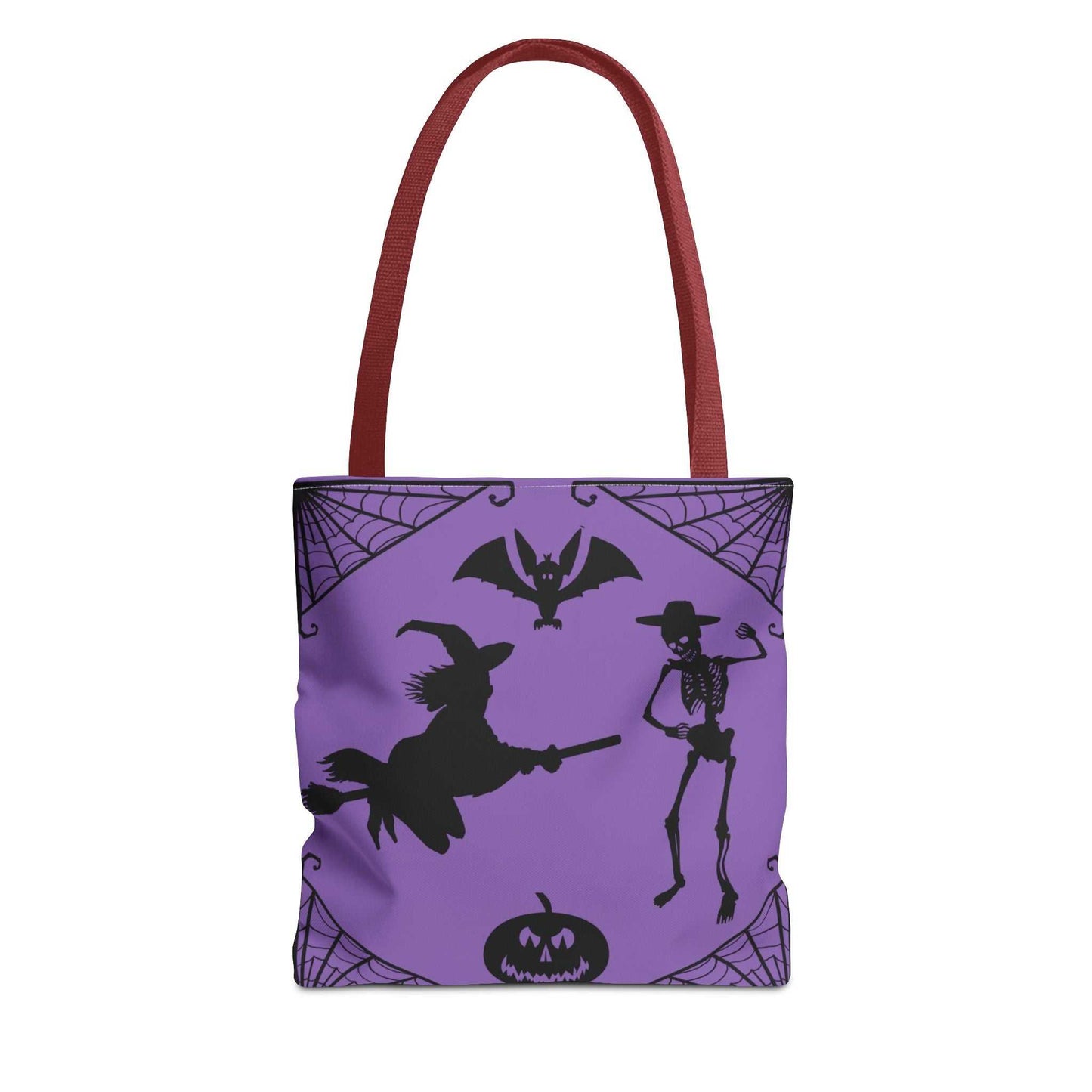 Spooky Halloween Tote Bag small red front