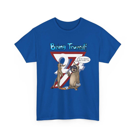 Printed T-shirt: Be True to Yourself Custom T-shirt royal