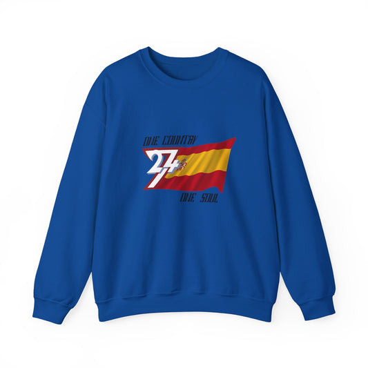 Unique Design Spain Flag sweatshirt royal