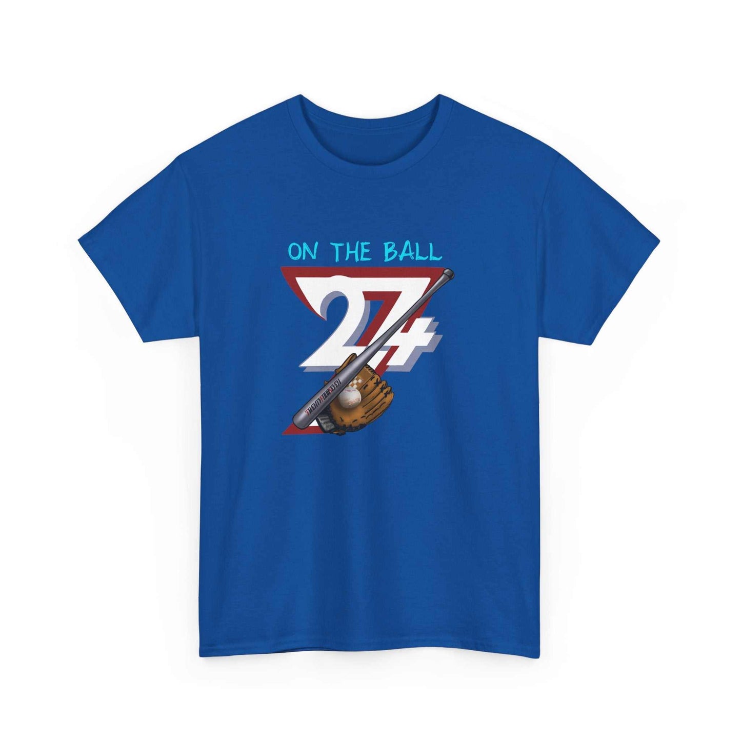 Design Baseball T-shirt:  Baseball themed Tee royal