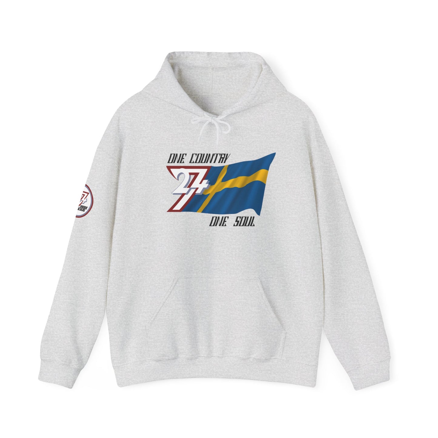 Unique Design 24/7 Sweden custom hoodie ash