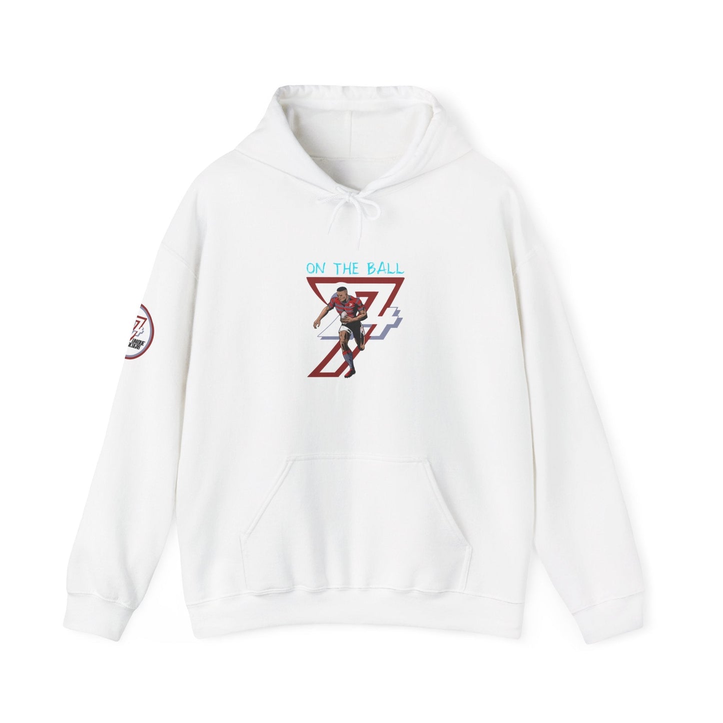 Unique Design Rugby Hoodie white