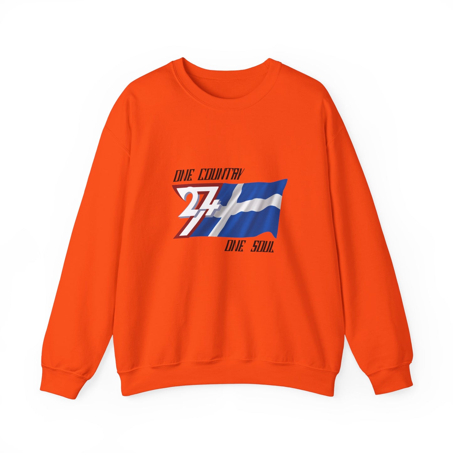 Unique Design Finland Flag sweatshirt orange