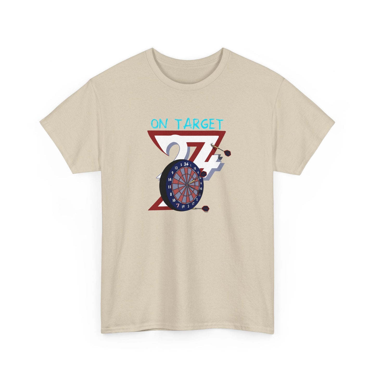 Unique Design Darts Custom T-shirt sand