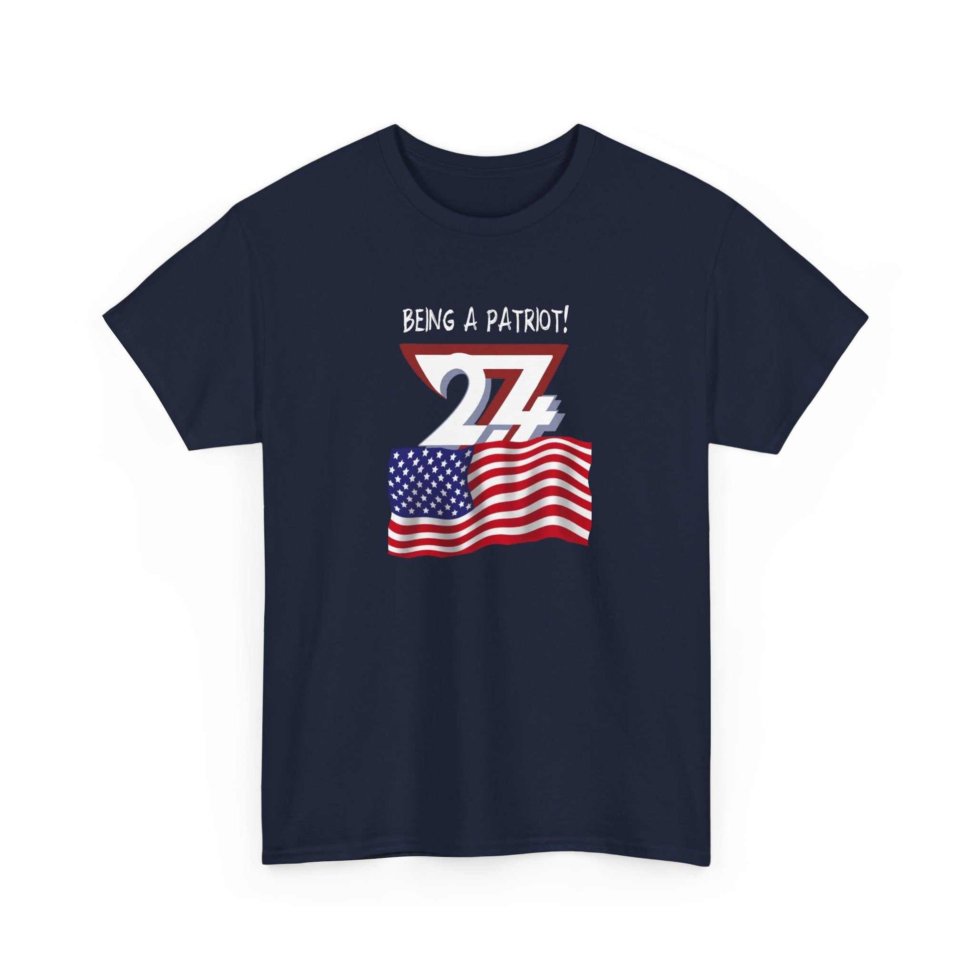 US Patriot T-shirt: US Patriot dark color Tee navy