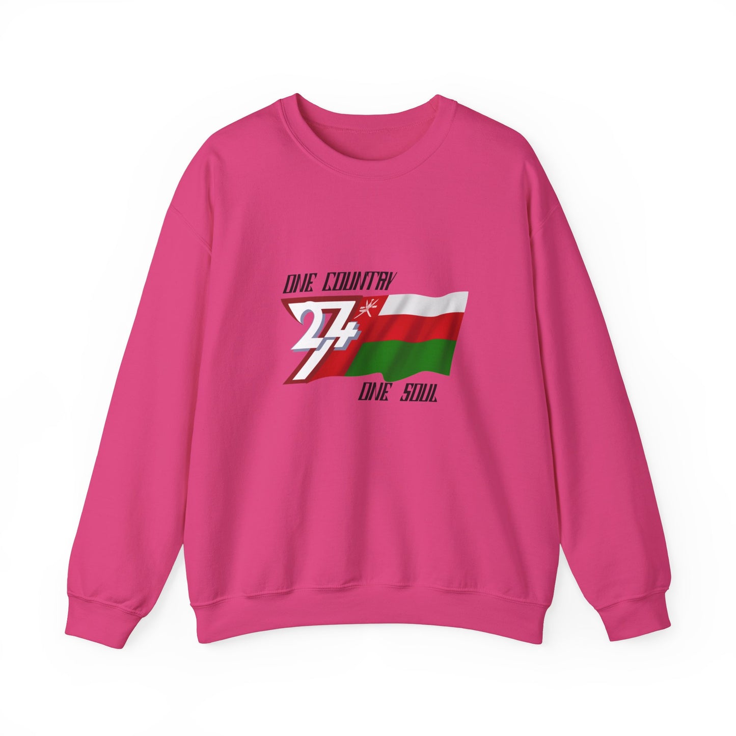 Unique Design Oman Flag sweatshirt heliconica