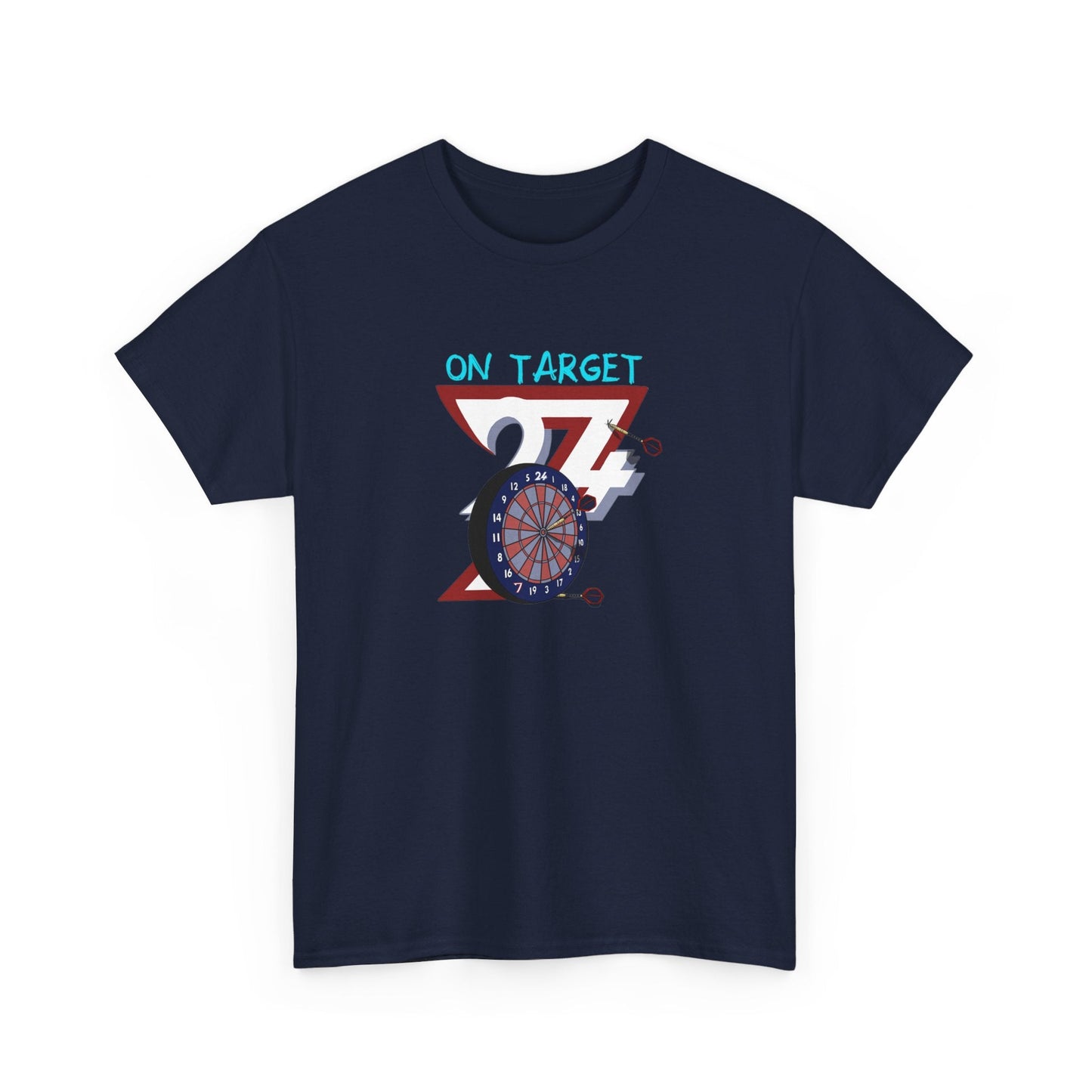 Unique Design Darts Custom T-shirt navy